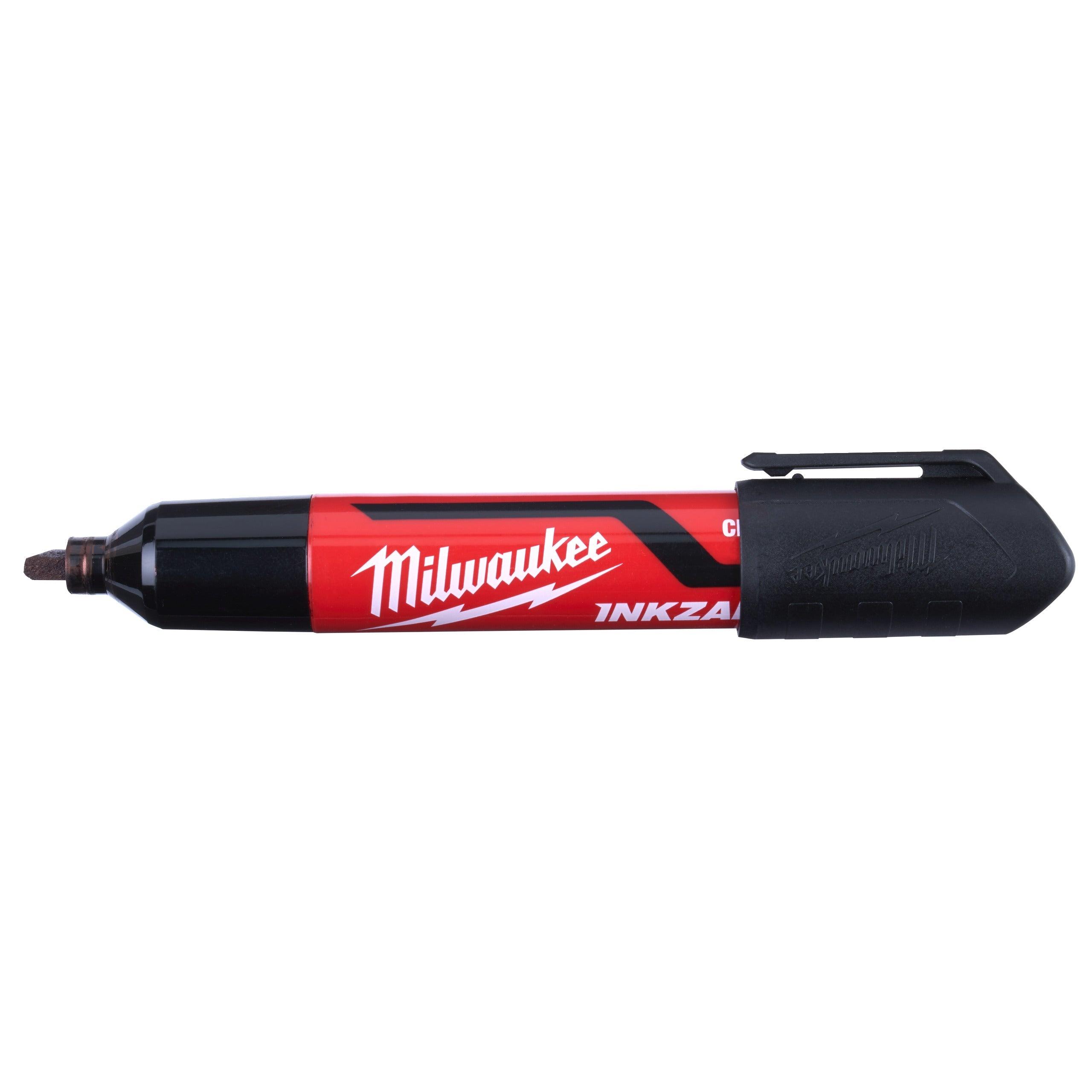 Marker INKZALL™ cu vârf lat Negru L Milwaukee cod 4932471555 - BIG STORE (Dynamic Tools SRL)