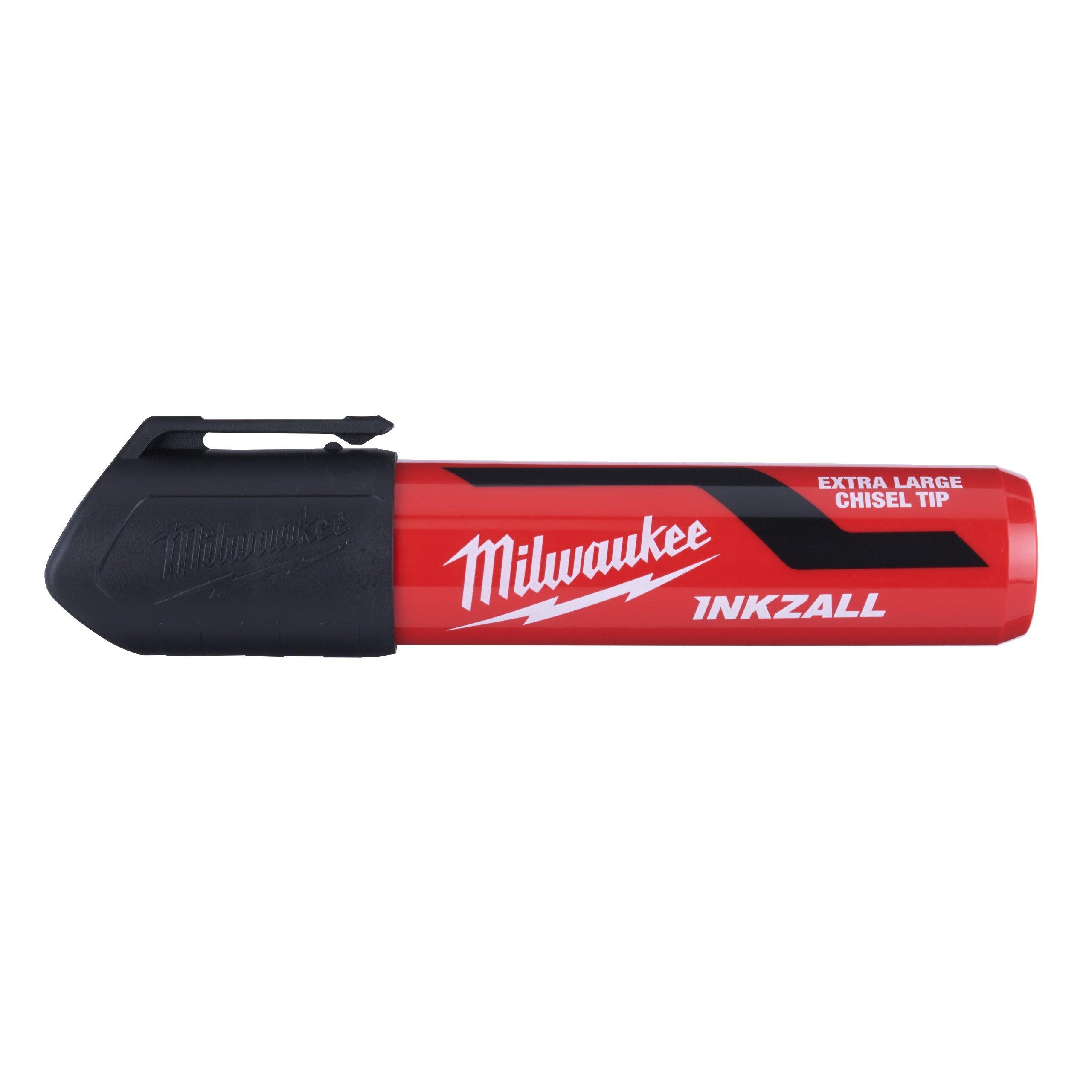 Marker INKZALL™ cu vârf lat Negru XL - Milwaukee cod 4932471558 - BIG STORE (Dynamic Tools SRL)