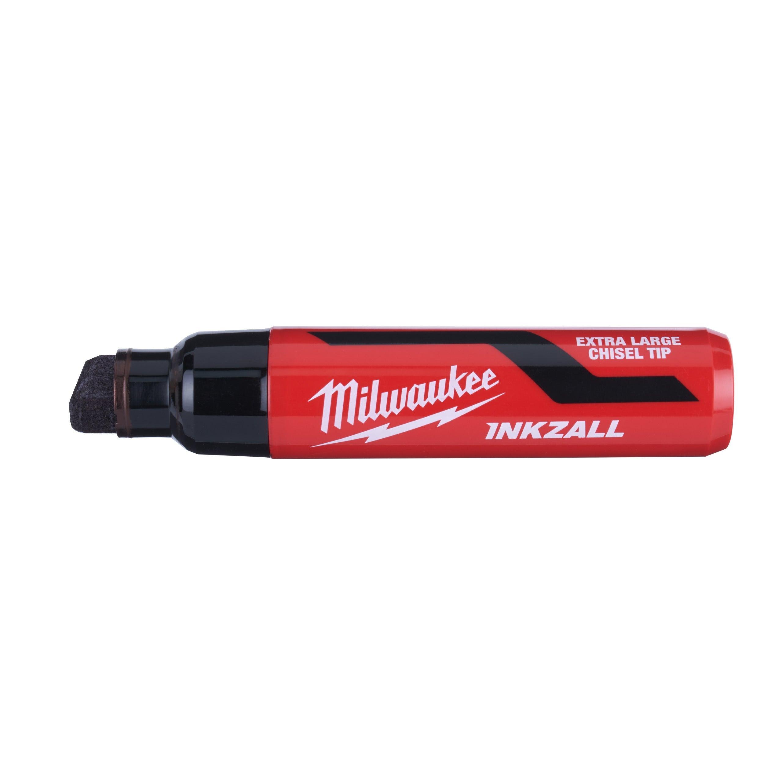 Marker INKZALL™ cu vârf lat negru, XL, Milwaukee cod 4932471559 - BIG STORE (Dynamic Tools SRL)