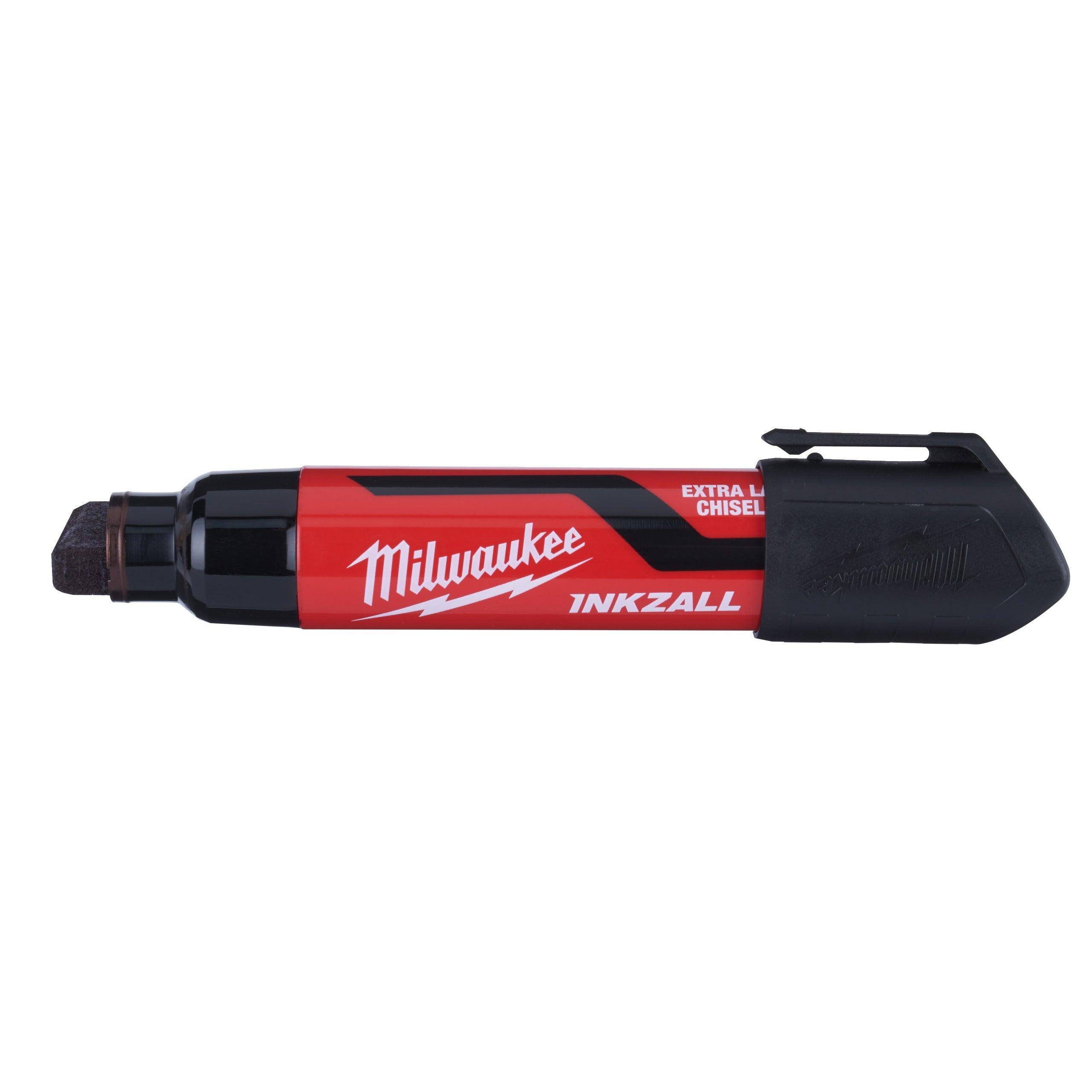 Marker INKZALL™ cu vârf lat negru, XL, Milwaukee cod 4932471559 - BIG STORE (Dynamic Tools SRL)
