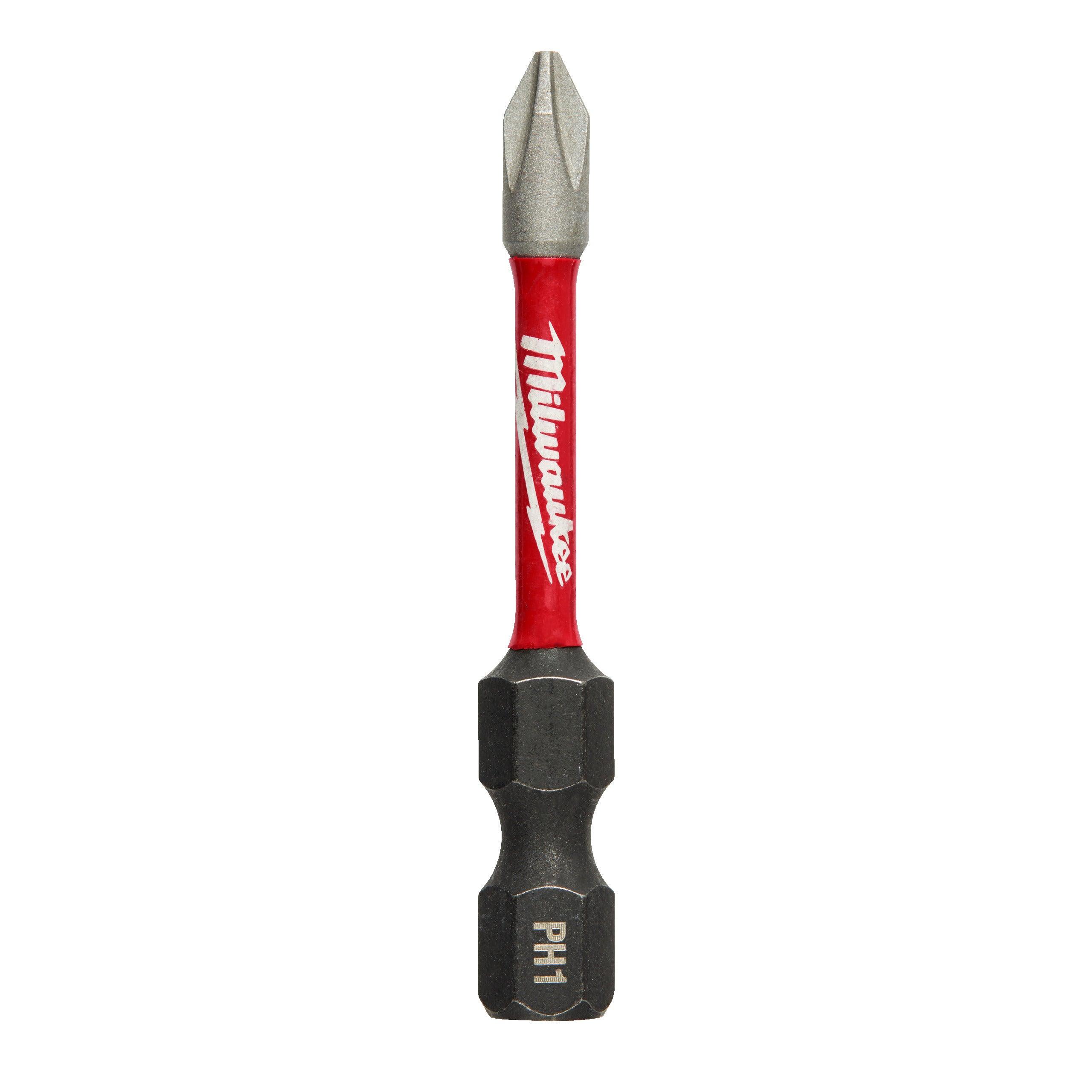 Bit Milwaukee PH1 50mm pentru șurubelnițe Shockwave, 1 buc, cod 4932471564 - BIG STORE (Dynamic Tools SRL)