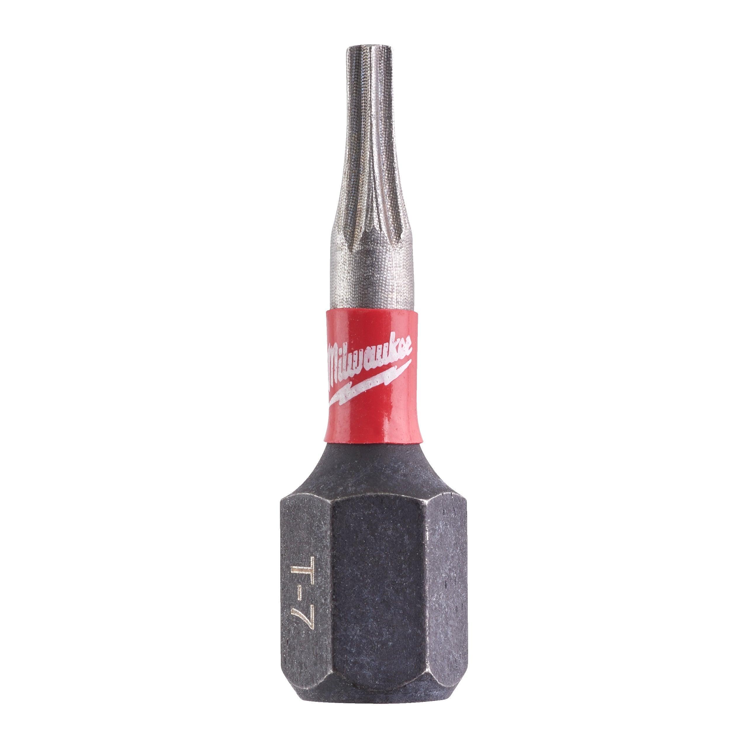 Biți TX pentru șurubelnițe SHOCKWAVE™ IMPACT DUTY TX7 25mm - 2 buc, Milwaukee cod 4932471567 - BIG STORE (Dynamic Tools SRL)