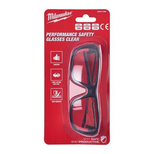 Ochelari de protecție Milwaukee transparenți premium, cod 4932471883 - BIG STORE (Dynamic Tools SRL)