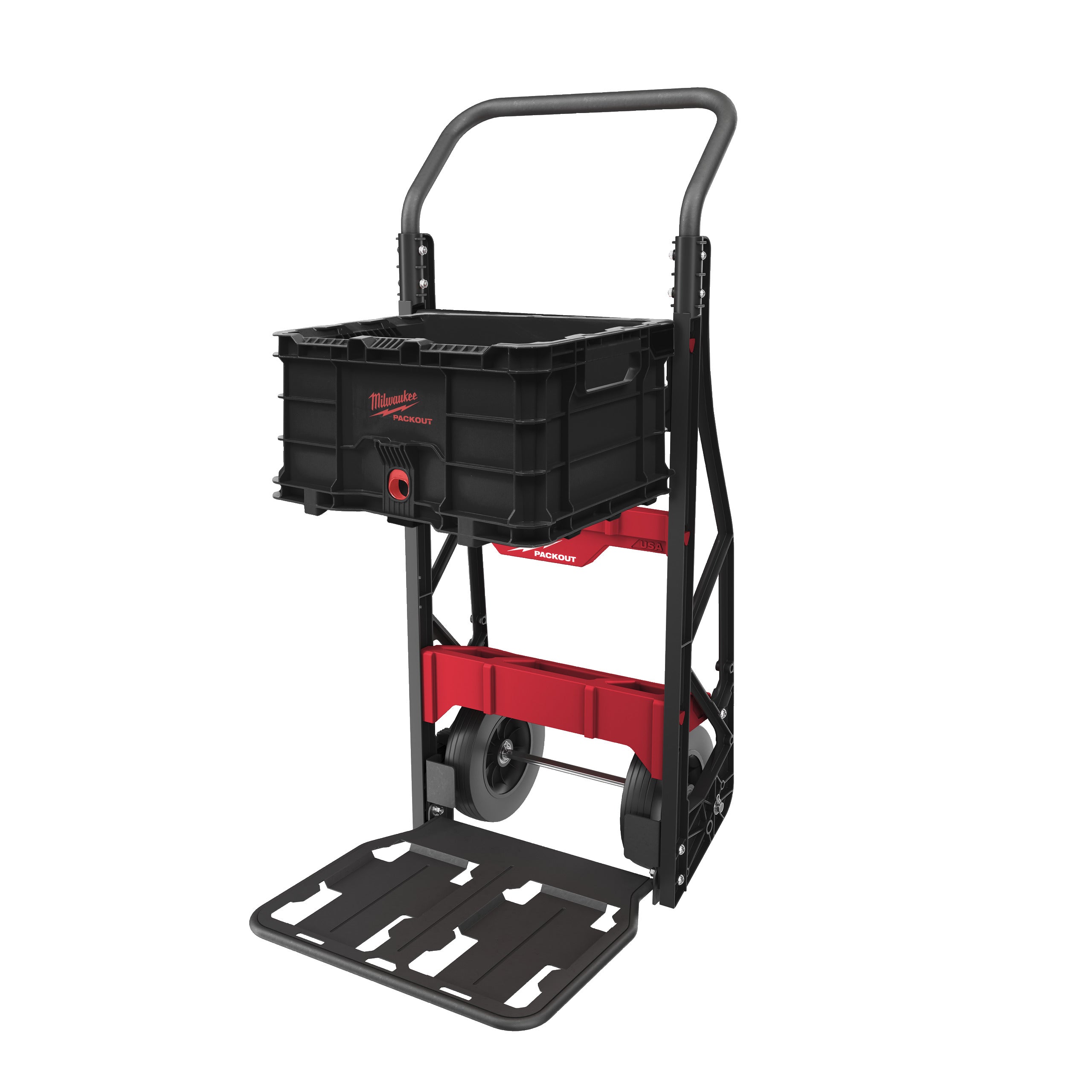 Cărucior cu 2 roți PACKOUT™ Milwaukee, cod 4932472131 - BIG STORE (Dynamic Tools SRL)