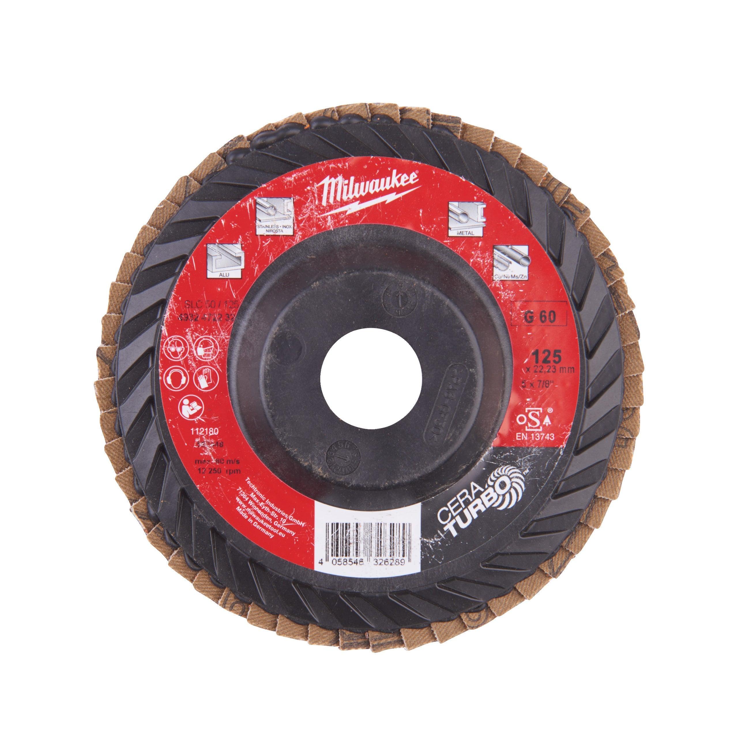 Disc lamelar frontal SLC50/125gr60, Milwaukee cod 4932472232 - BIG STORE (Dynamic Tools SRL)