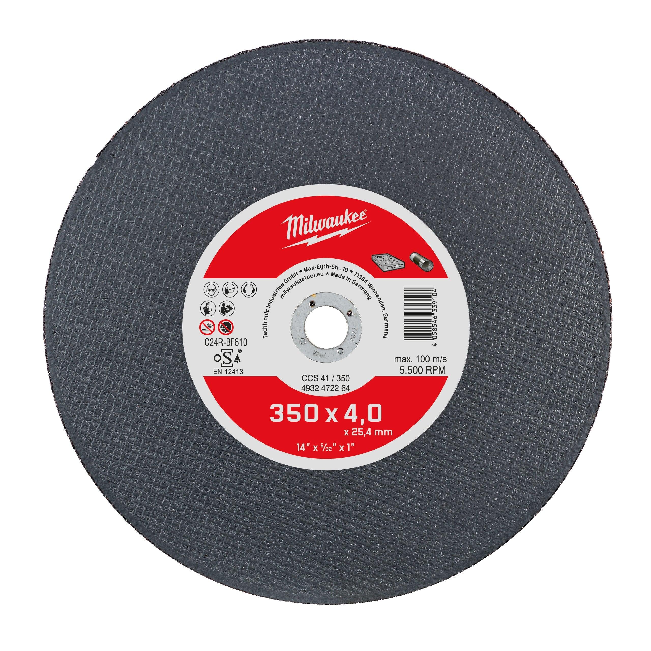 Disc debitare metale neferoase și piatră Milwaukee cod 4932472264 - BIG STORE (Dynamic Tools SRL)