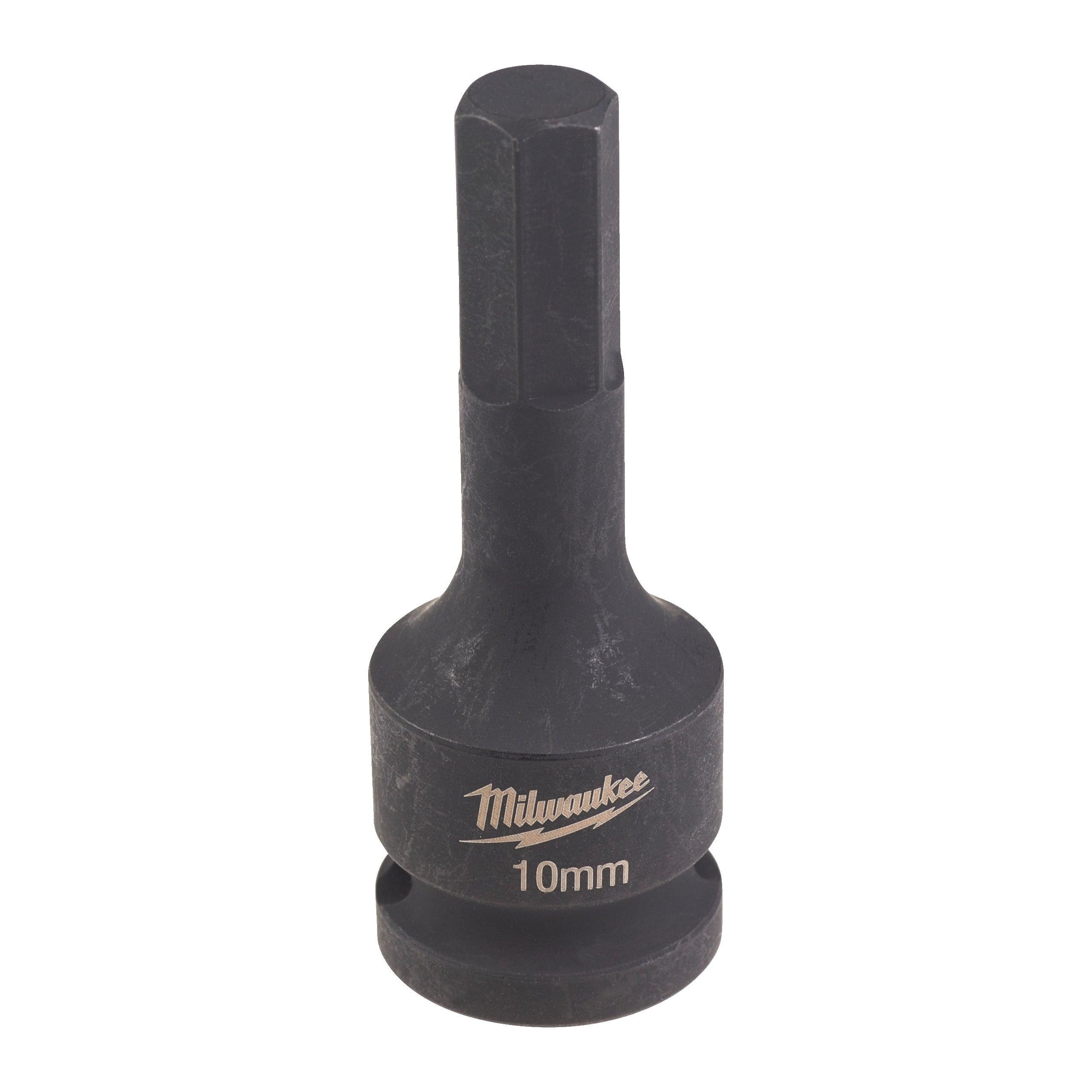 Cap cheie tubulară Milwaukee 1/2", HEX10, 67 mm, cod 4932478066