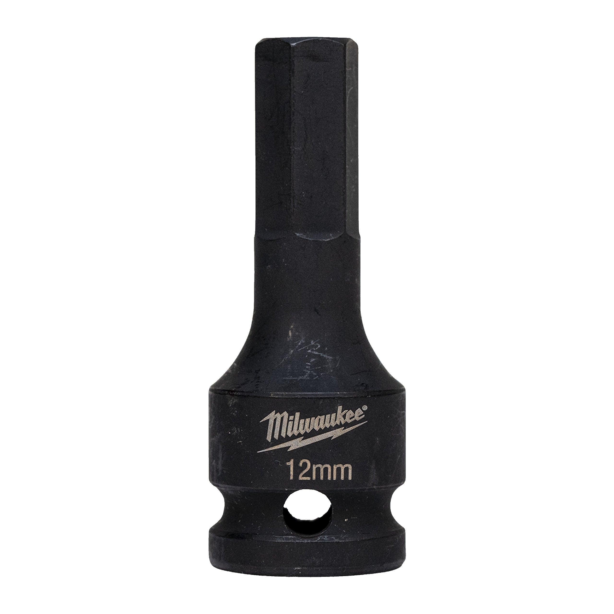 Cap cheie tubulară Milwaukee 1/2", HEX12, 67 mm, cod 4932478067