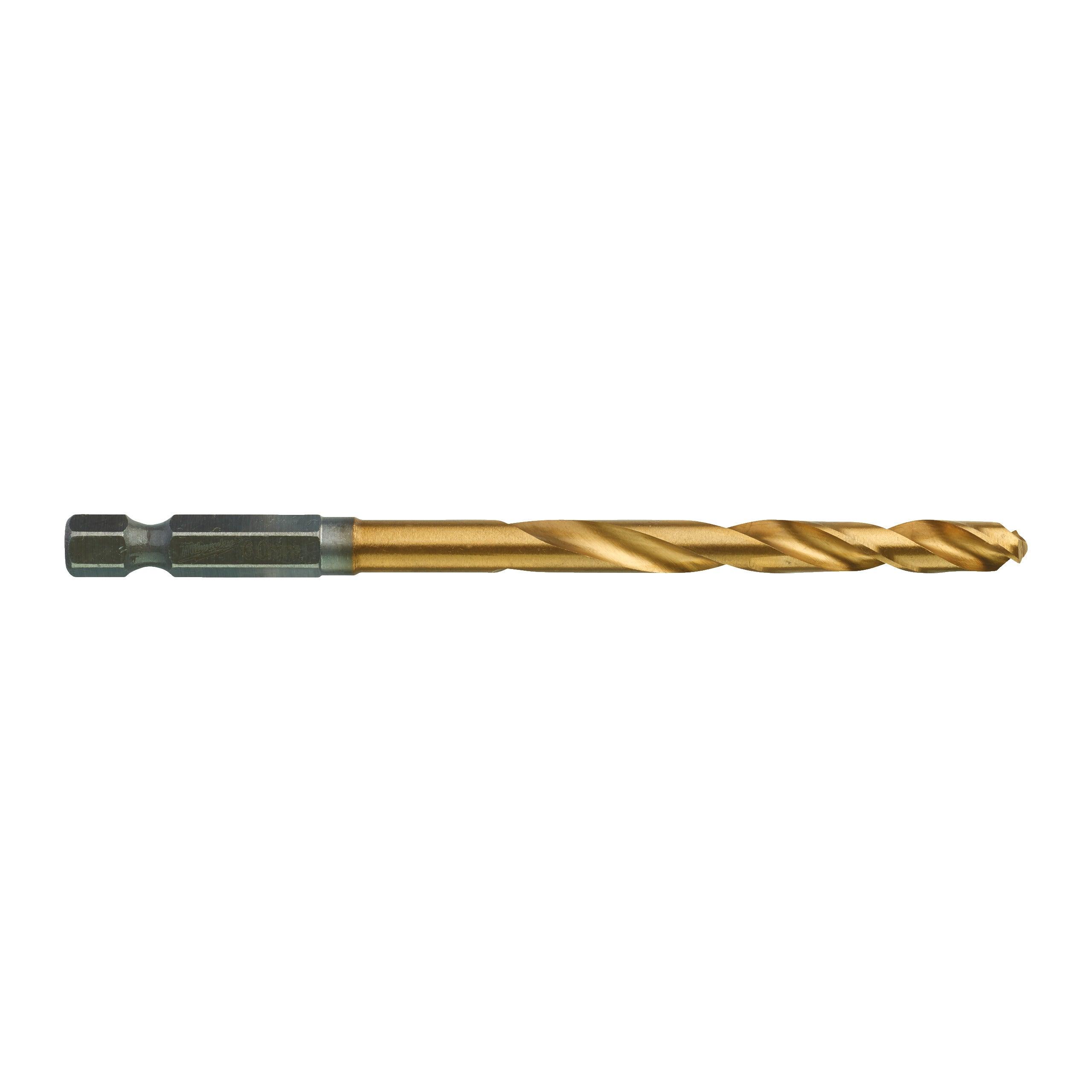 Burghie pentru metal Milwaukee SHOCKWAVE™ HSS-G Tin, ø6 mm, 10 buc - BIG STORE (Dynamic Tools SRL)