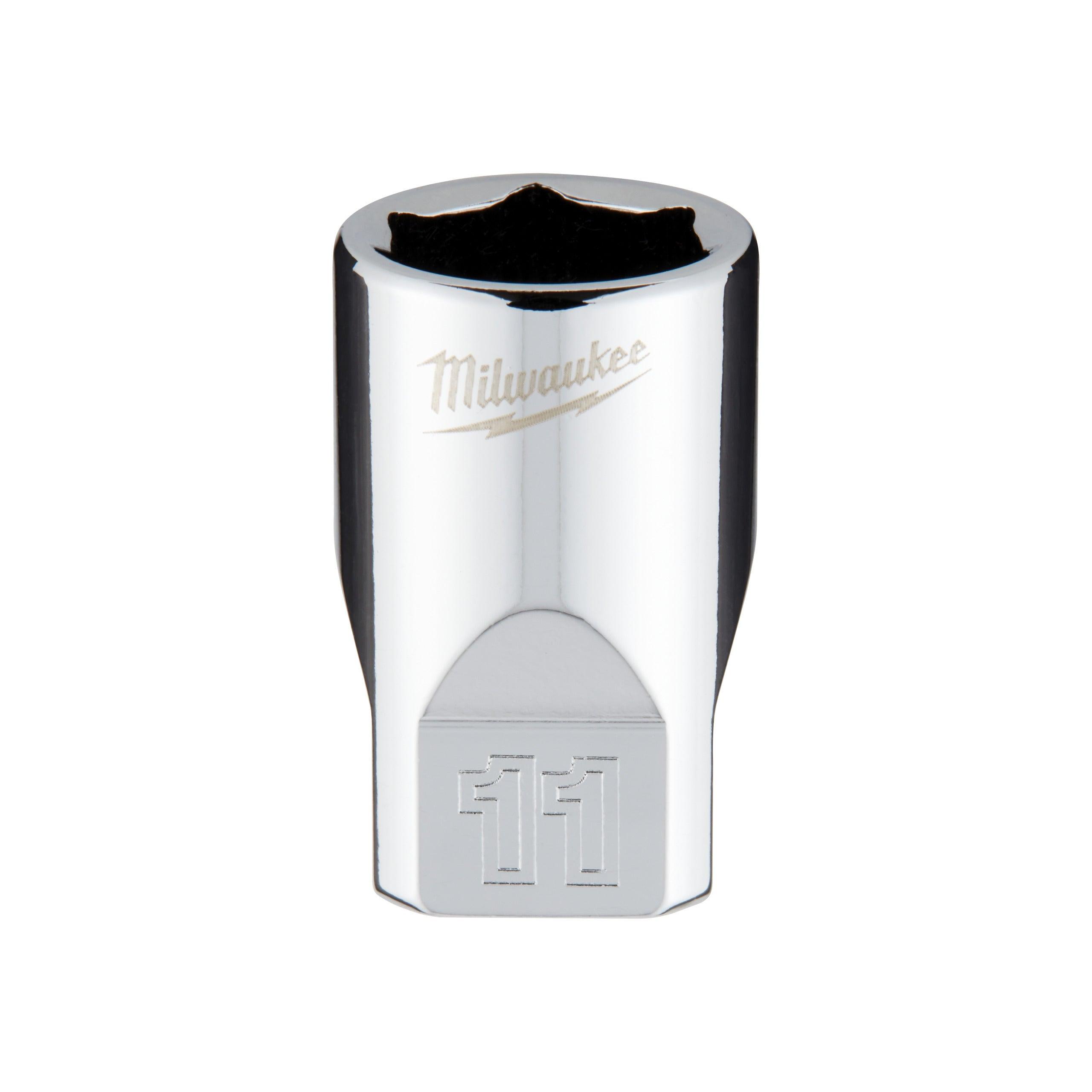 Cheie tubulară 1/4, Metric, scurtă - 11mm, Milwaukee cod 4932478319 - BIG STORE (Dynamic Tools SRL)