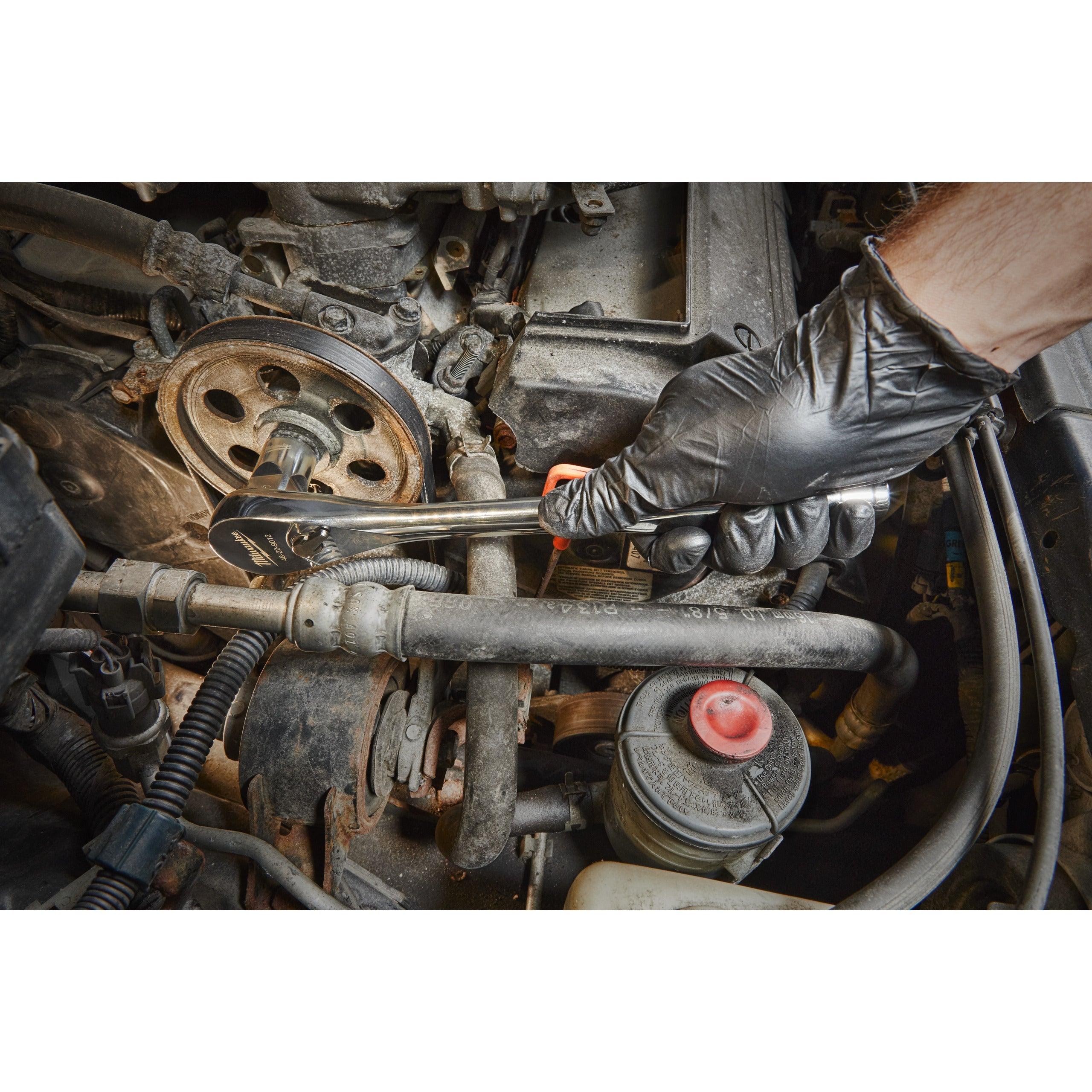 Cheie tubulară 1/4, Metric, lungă - 15mm, Milwaukee cod 4932478335 - BIG STORE (Dynamic Tools SRL)