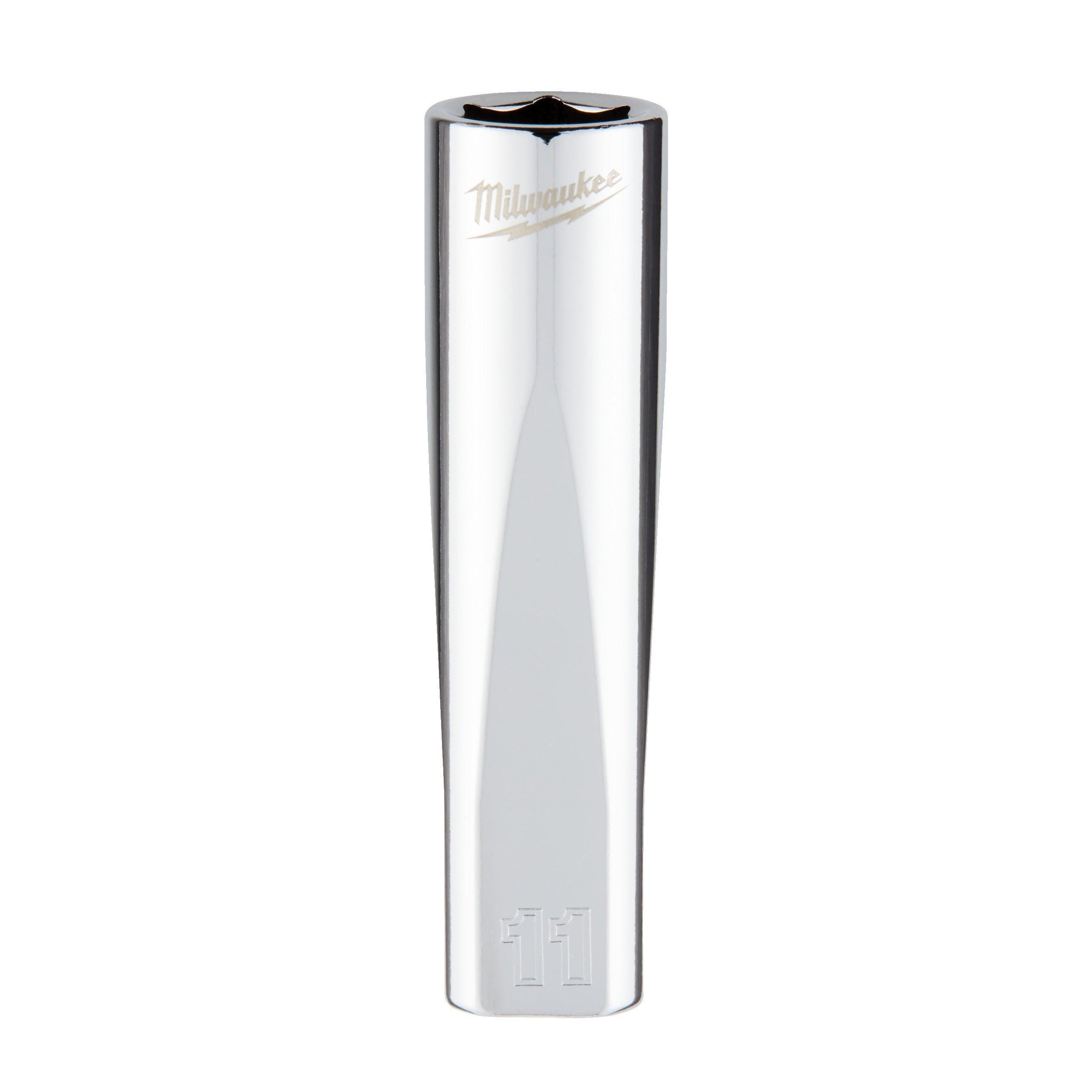 Cheie tubulară 3/8, Metric, lungă - 11mm, Milwaukee cod 4932478355 - BIG STORE (Dynamic Tools SRL)