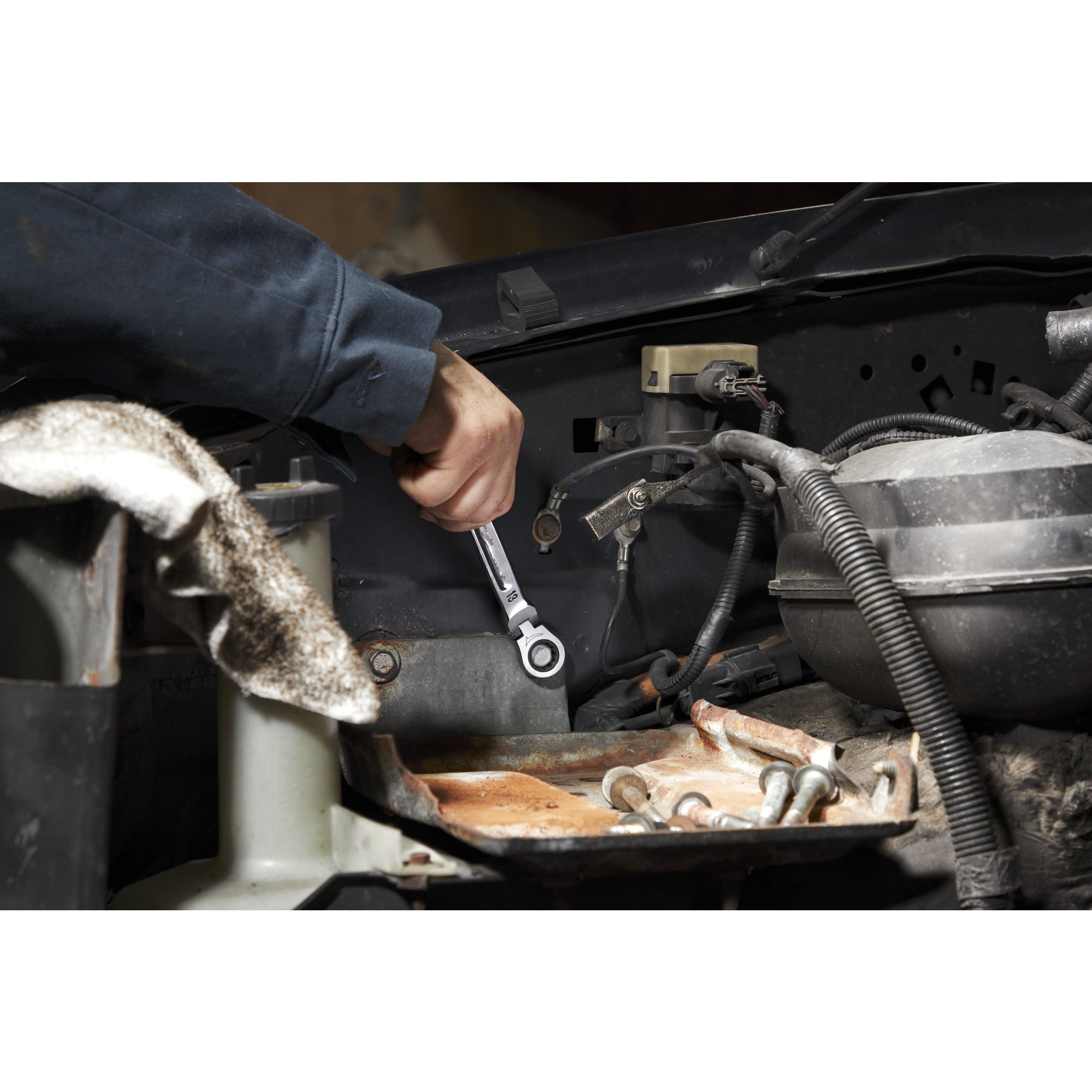 Set 15 chei MAXBITE cu cap flexibil, Milwaukee cod 4932478558 - BIG STORE (Dynamic Tools SRL)