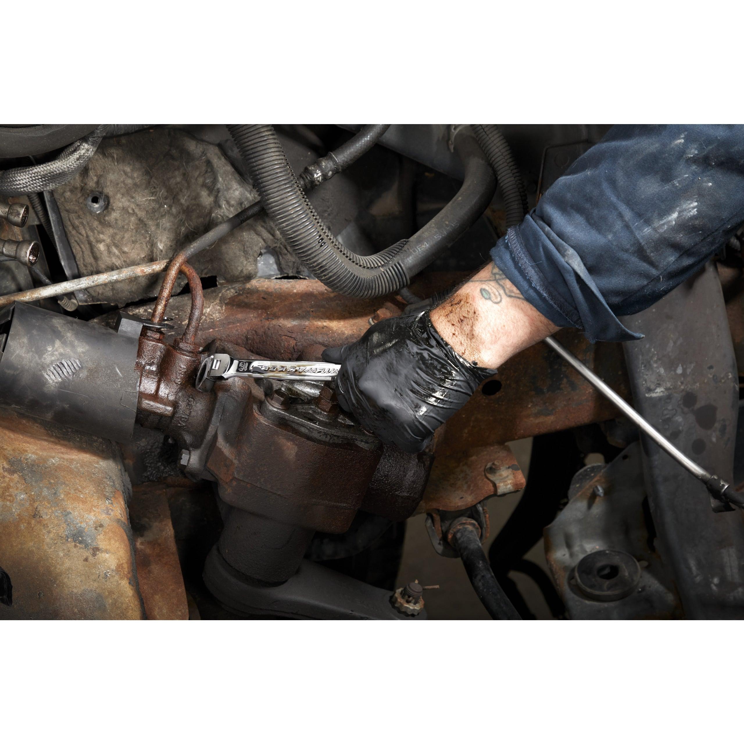 Set 7 chei fixe MAX BITE™ cu clichet și cap flexibil Milwaukee, cod 4932478557 - BIG STORE (Dynamic Tools SRL)