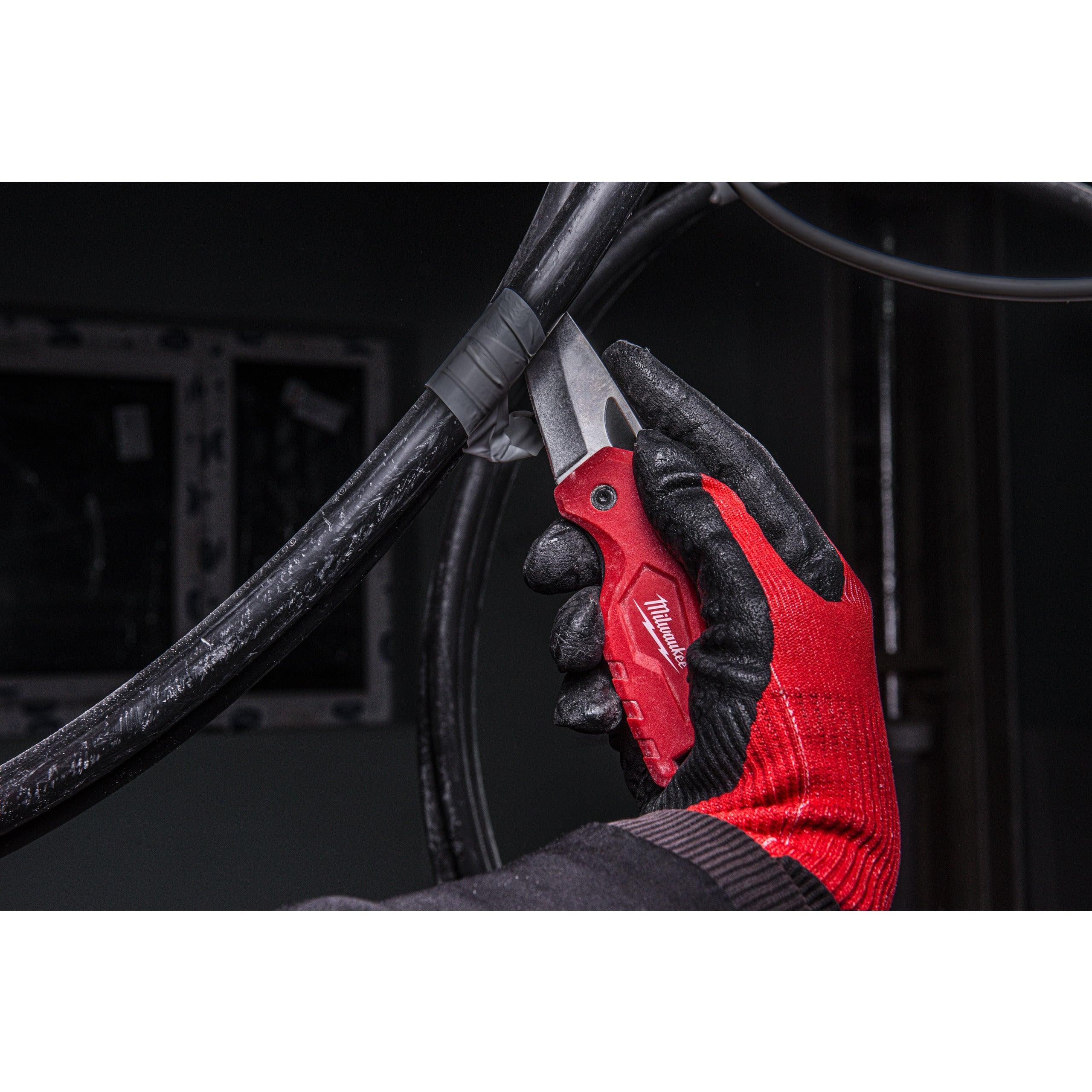 Cuțit compact de buzunar, Milwaukee, cod 4932478560 - BIG STORE (Dynamic Tools SRL)