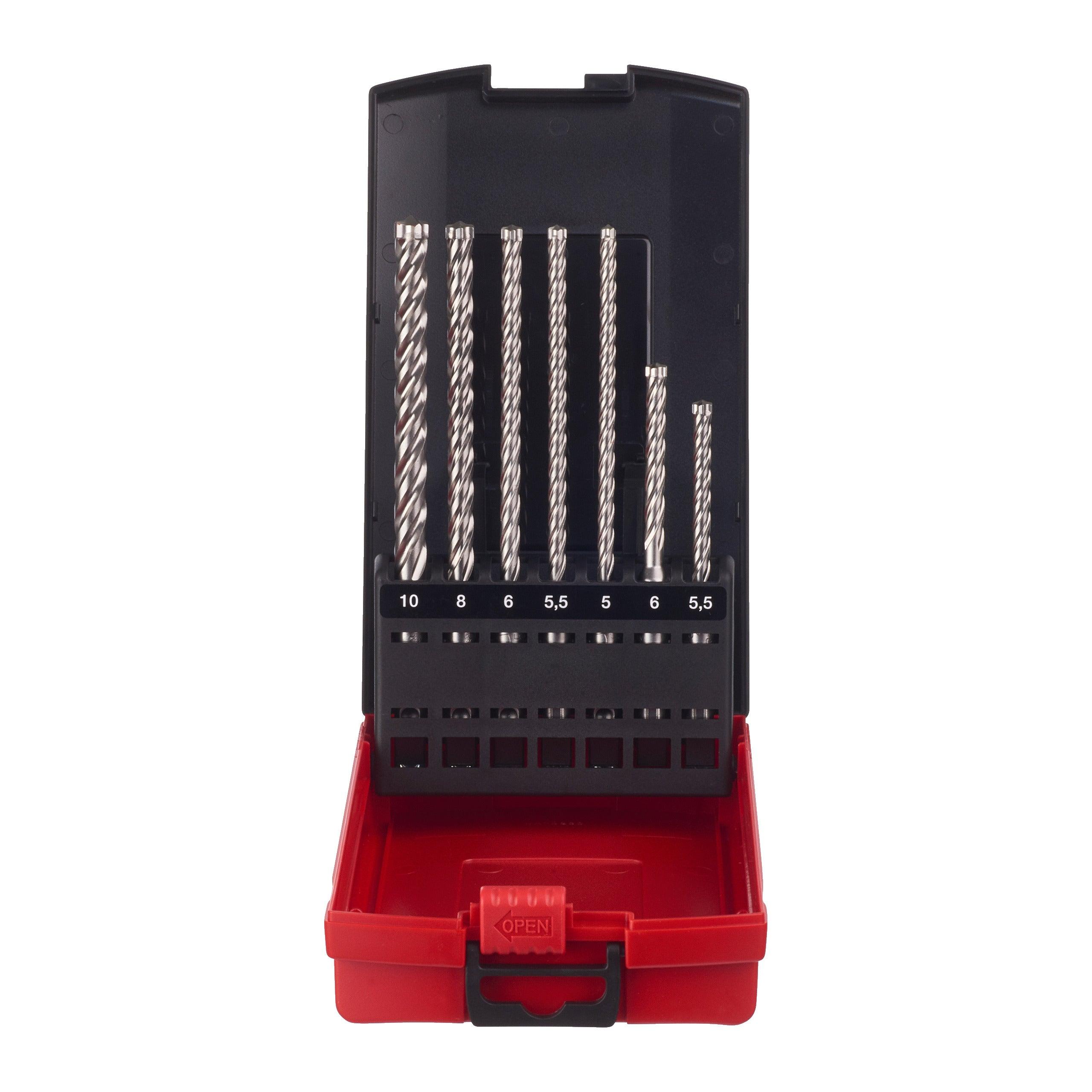 Burghiu SDS+ MX4 - set 7 buc, Milwaukee cod 4932478627 - BIG STORE (Dynamic Tools SRL)