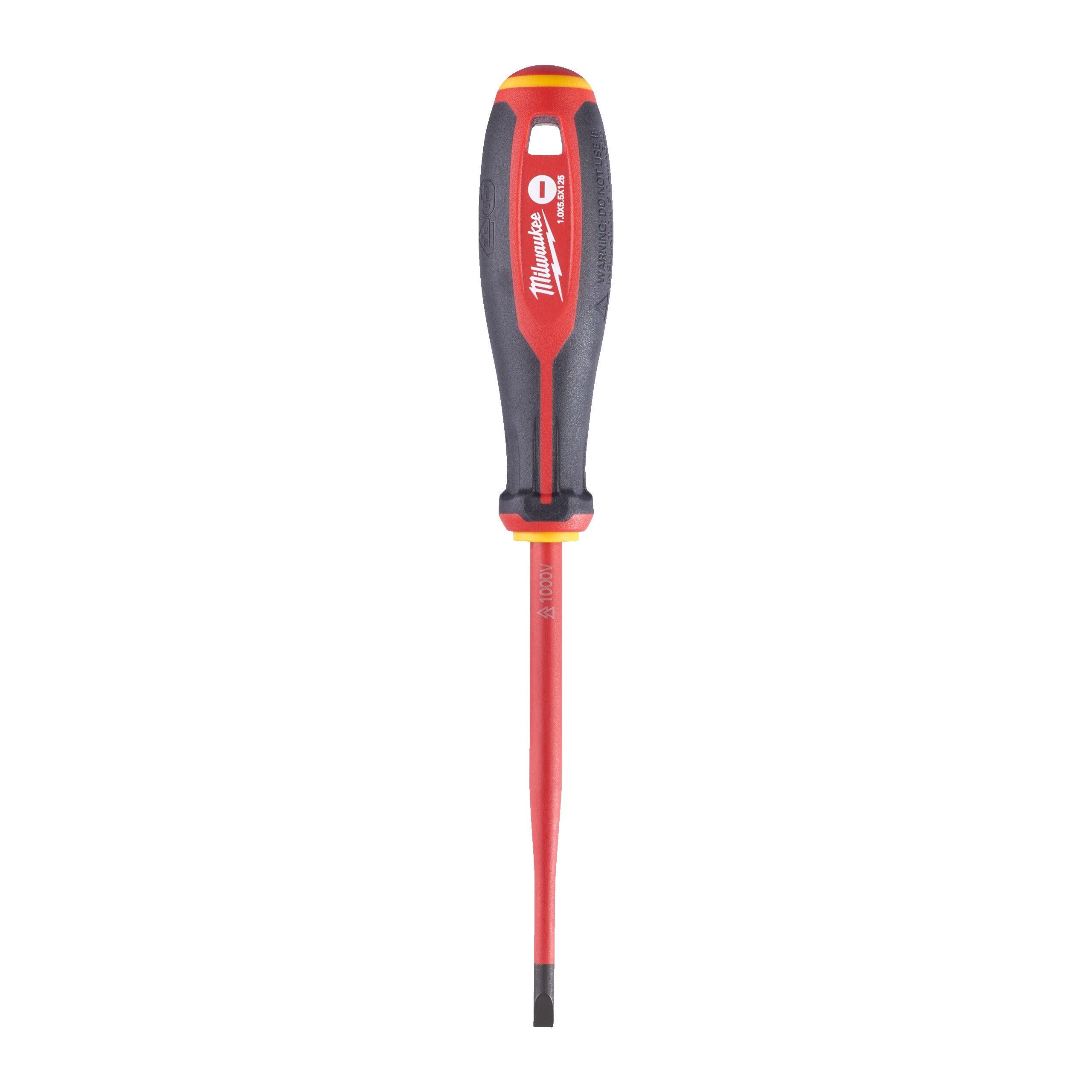 Șurubelniță Tri-Lobe VDE Milwaukee 1,0X5,5X125, cod 4932478716 - BIG STORE (Dynamic Tools SRL)