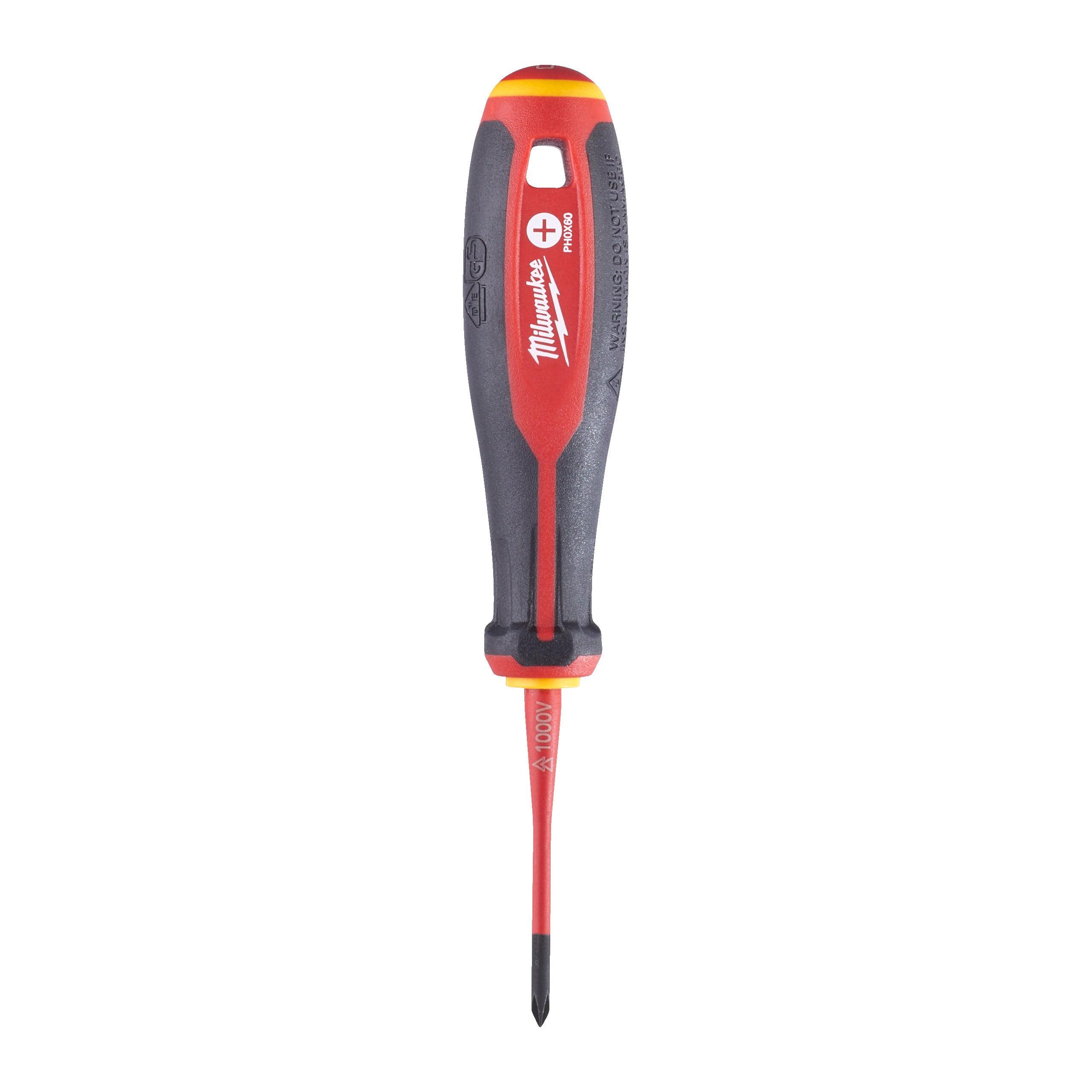 Șurubelniță Tri-Lobe VDE Milwaukee PH0 X60, cod 4932478720 - BIG STORE (Dynamic Tools SRL)