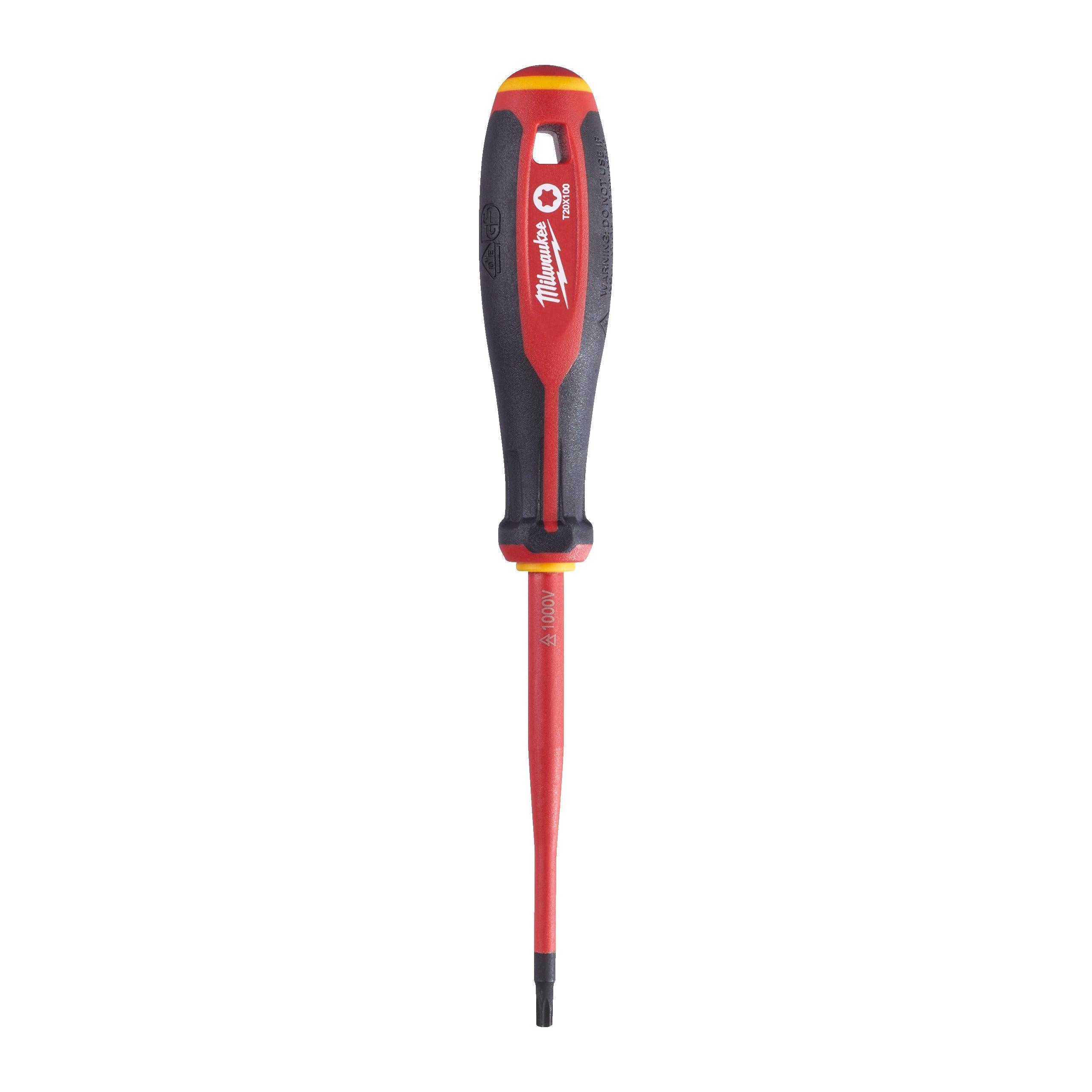 Șurubelniță Tri-Lobe VDE Milwaukee T20 X100, cod 4932478730 - BIG STORE (Dynamic Tools SRL)