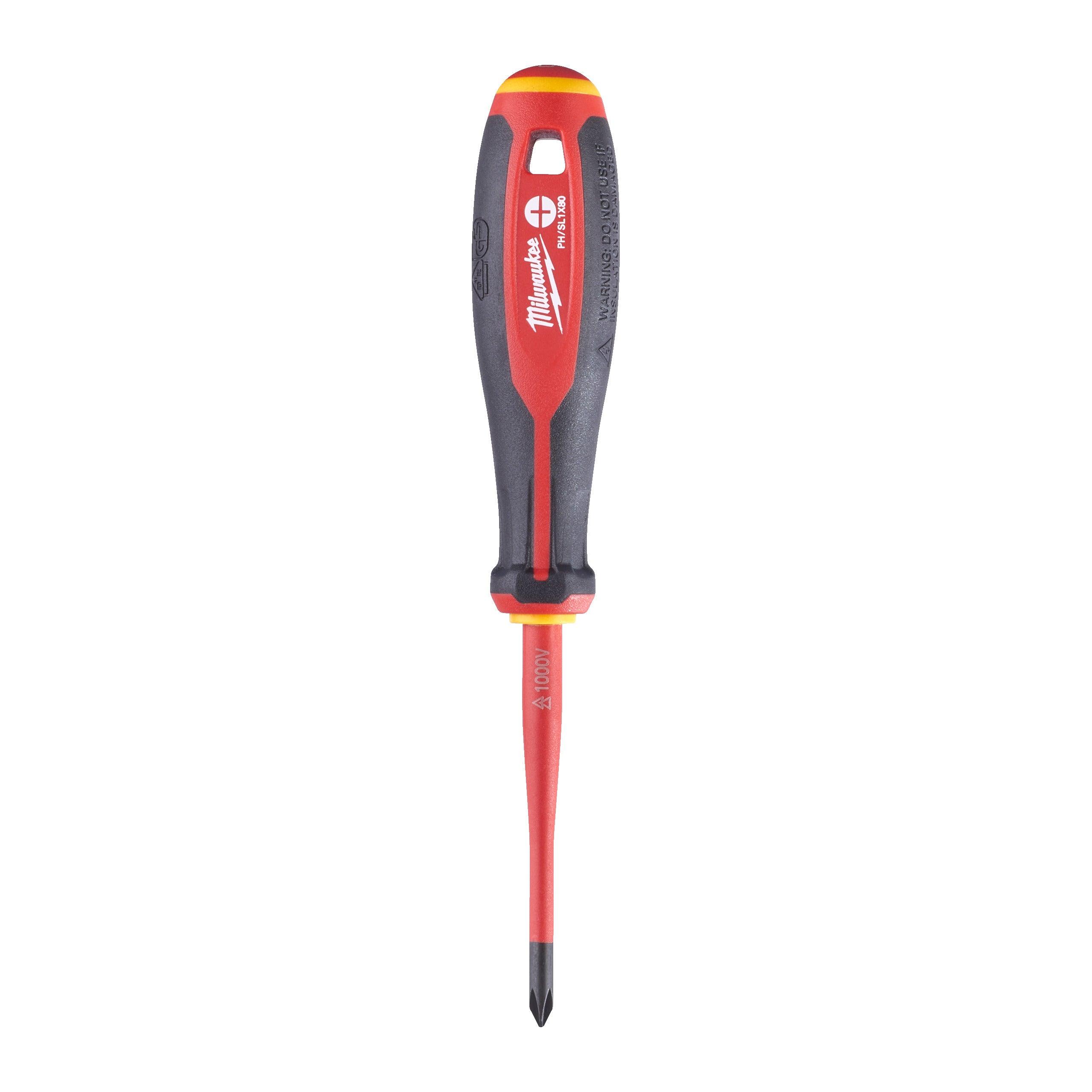 Șurubelniță Tri-Lobe VDE Milwaukee PH/SL1 X80, cod 4932478733 - BIG STORE (Dynamic Tools SRL)