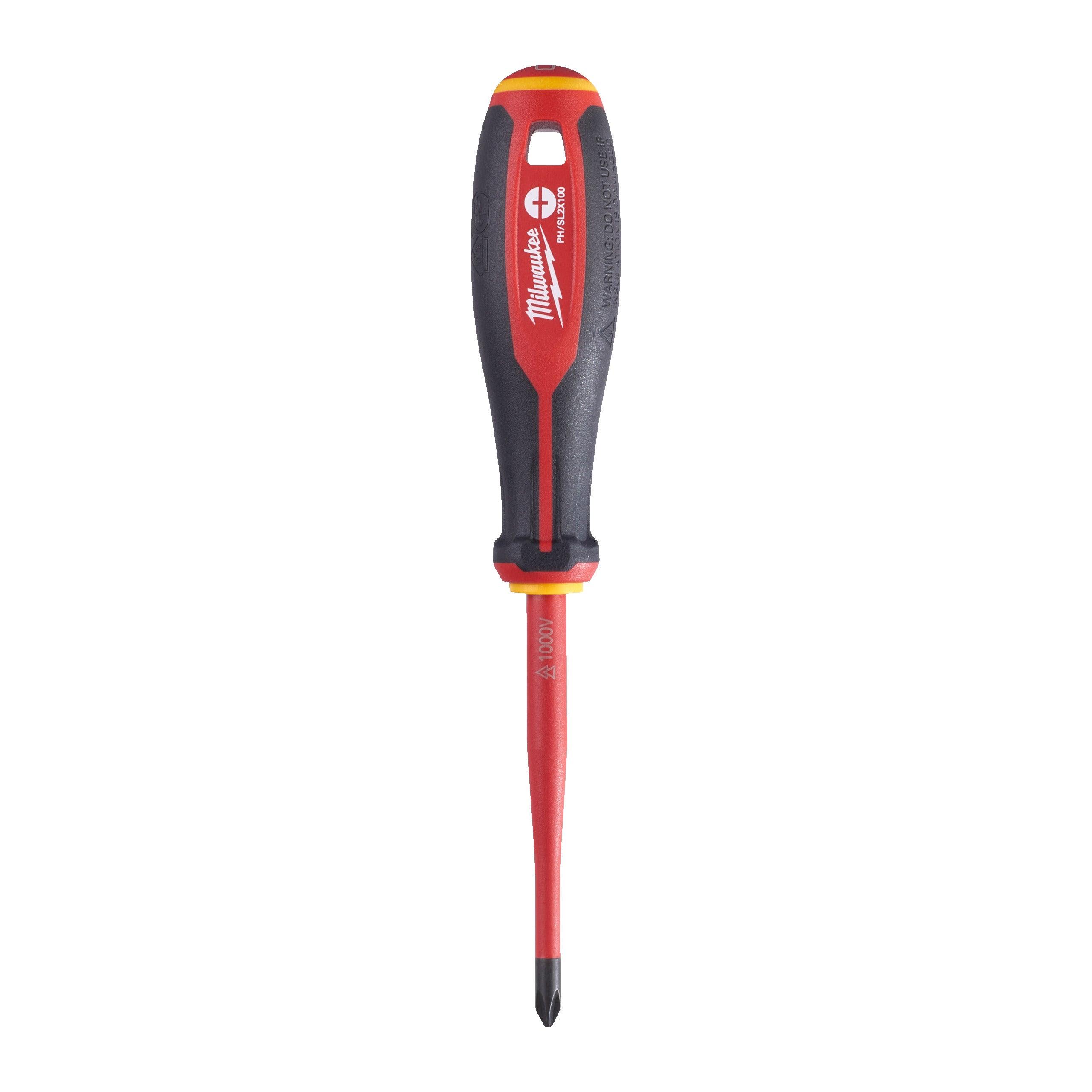 Șurubelniță Tri-Lobe VDE Milwaukee PH/SL2 X100, cod 4932478734 - BIG STORE (Dynamic Tools SRL)