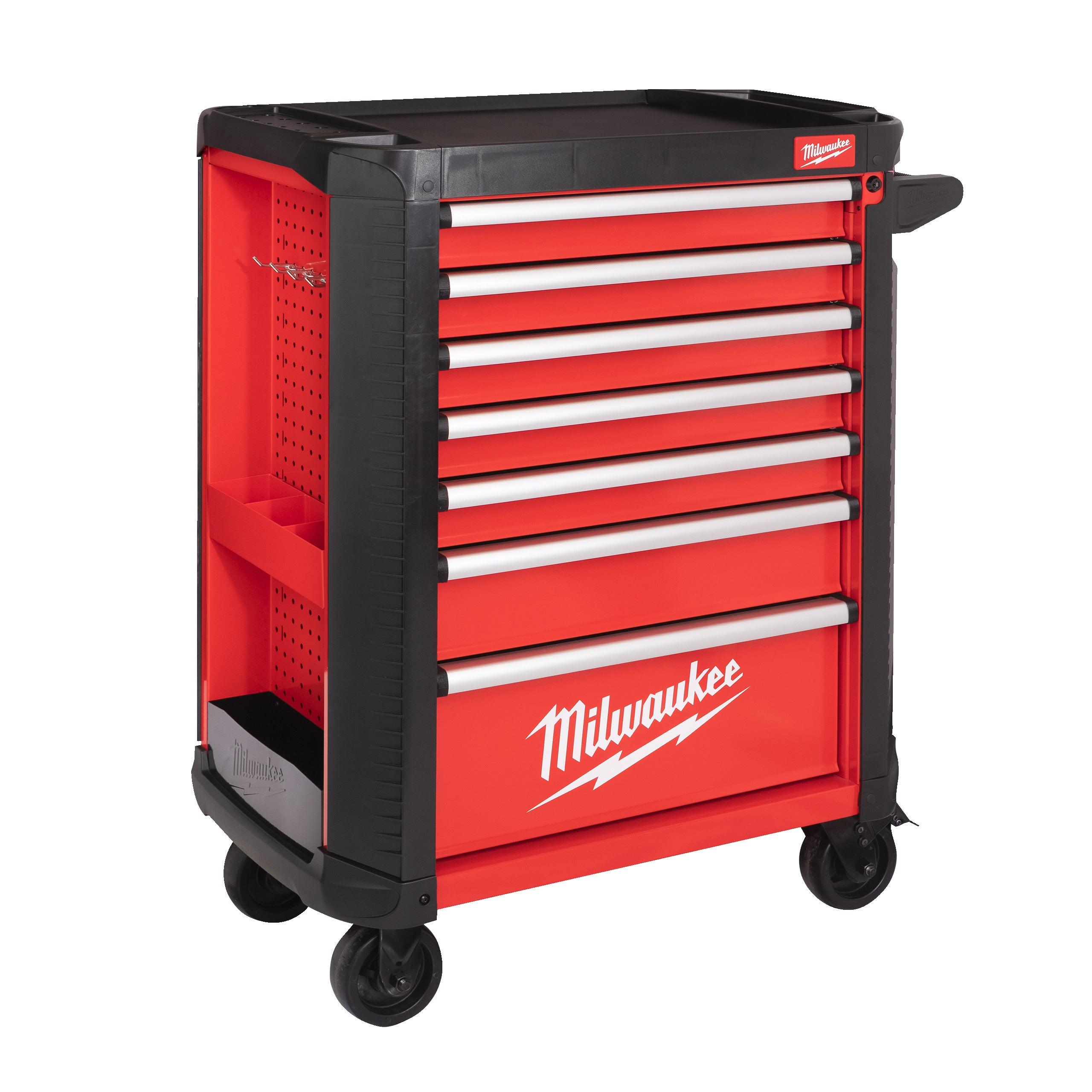 Dulap de scule mobil, cu 7 sertare, metalic, 78 cm Milwaukee, cod 4932478849 - BIG STORE (Dynamic Tools SRL)
