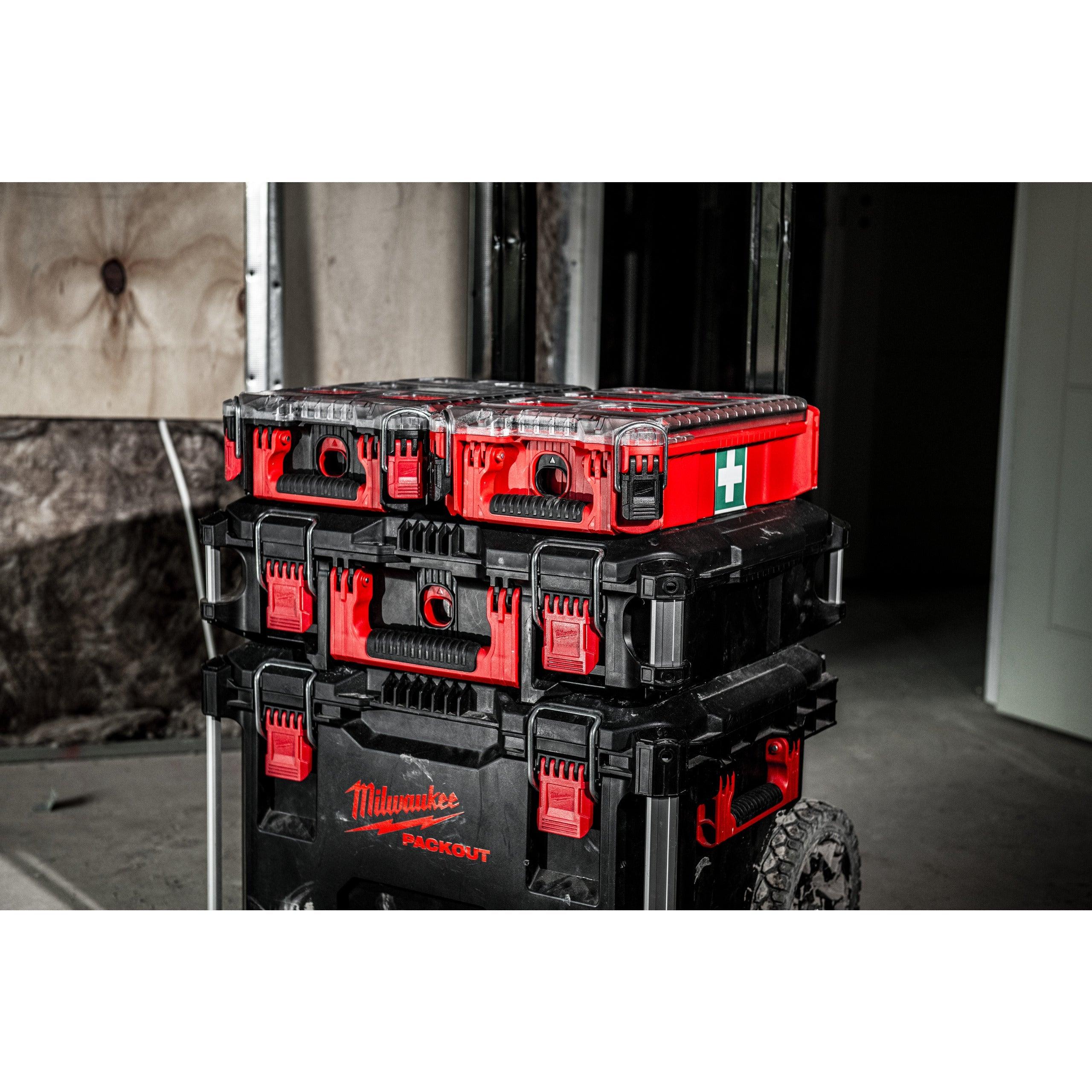 Trusă PACKOUT™ de prim ajutor DIN 13157, Milwaukee cod 4932478879 - BIG STORE (Dynamic Tools SRL)