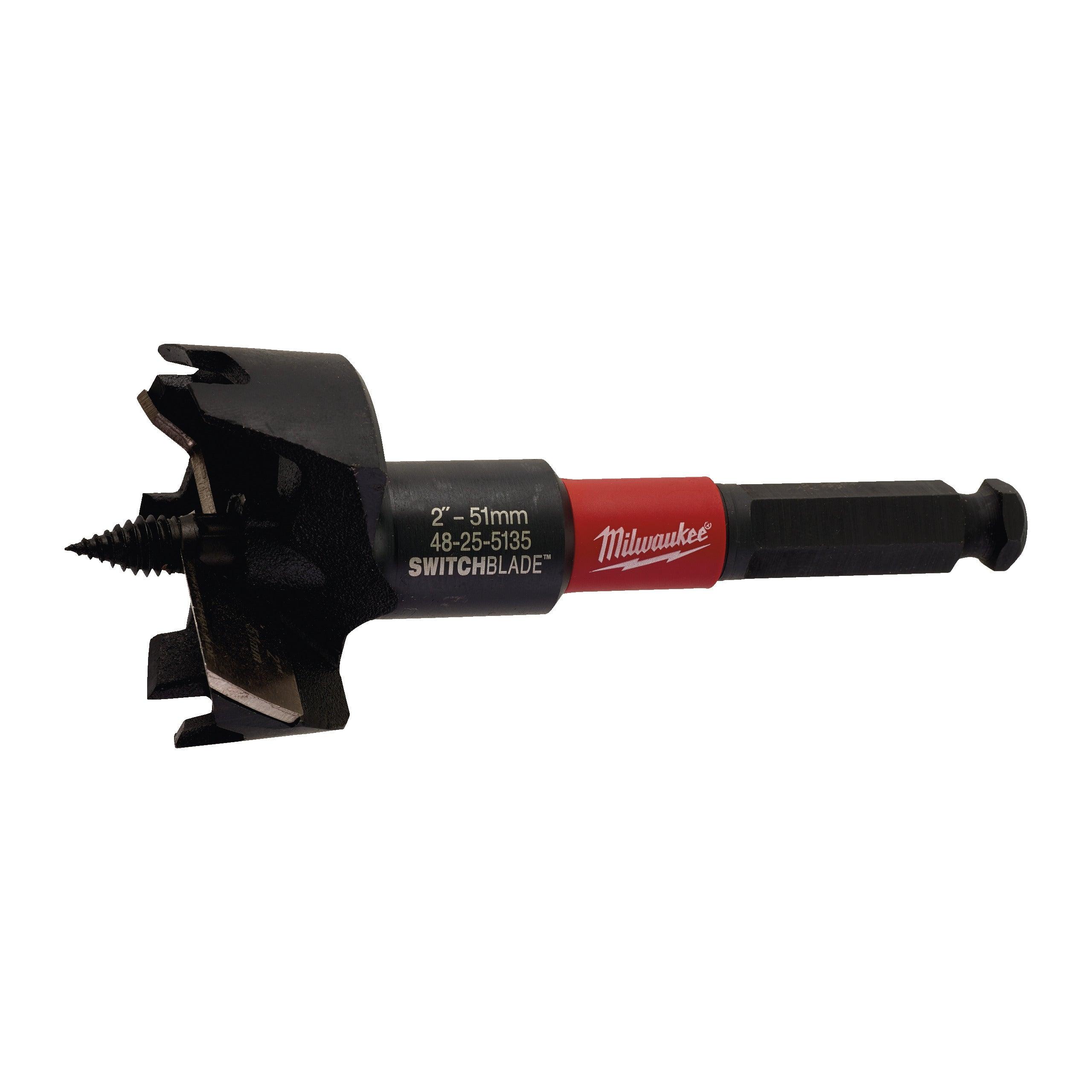Burghie freză SWITCHBLADE™ autoforant pentru lemn 51mm, 1/4", Milwaukee cod 4932479499