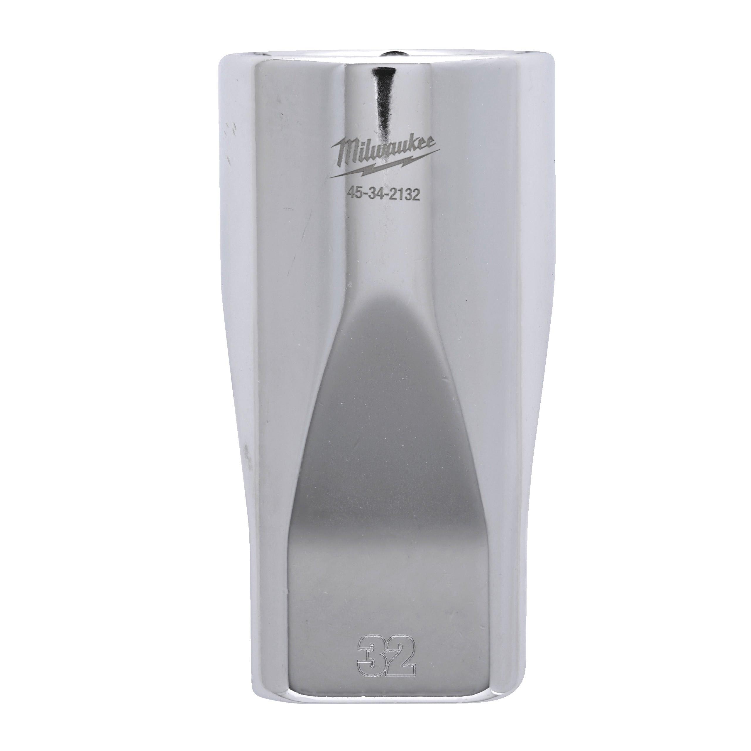 Cheie tubulară 1/2, sistem metric, 32mm, lungă, Milwaukee, cod 4932480047 - BIG STORE (Dynamic Tools SRL)