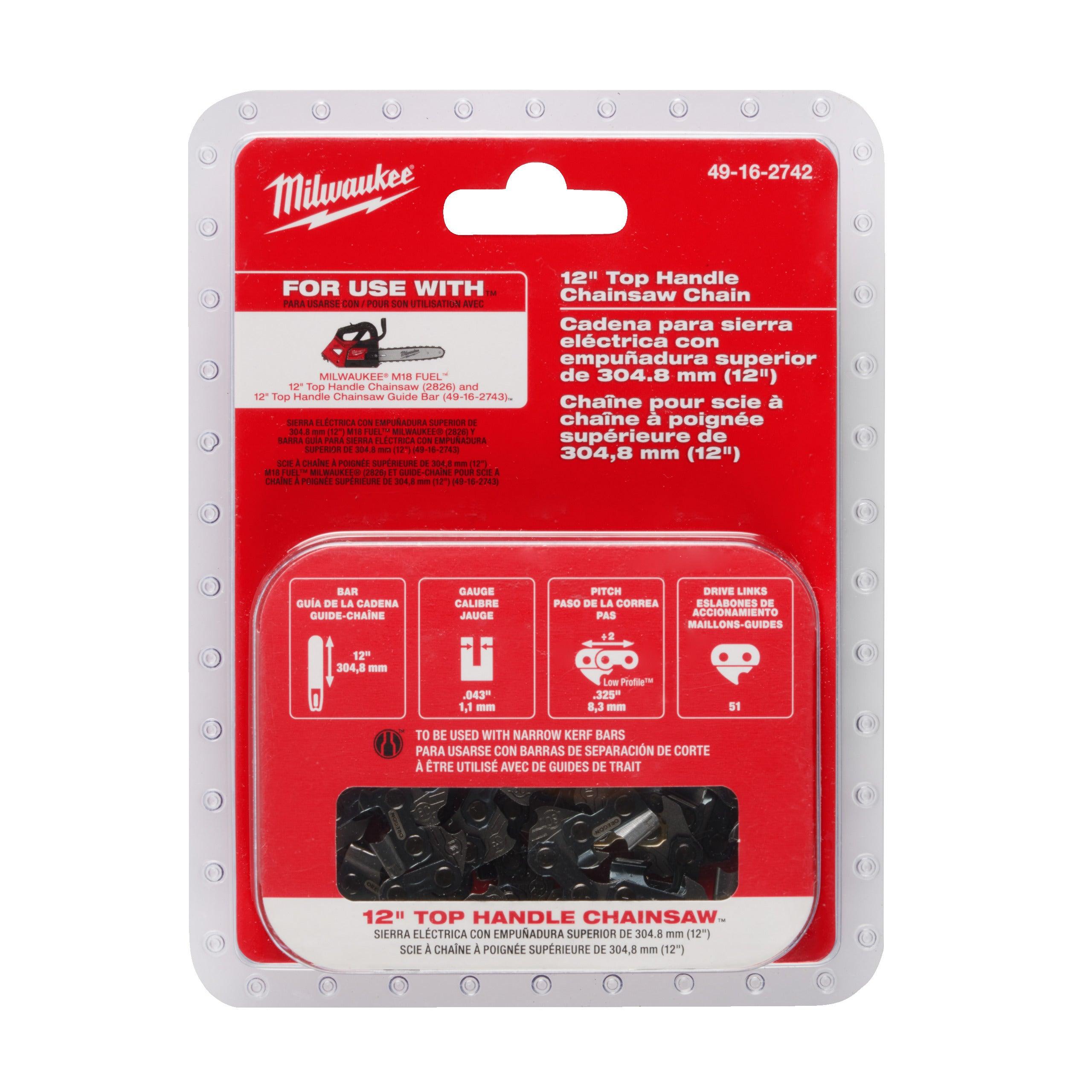 Lanț fierăstrău TOP HANDLE 325LP X 305 X 1,1, Milwaukee, cod 4932480177 - BIG STORE (Dynamic Tools SRL)