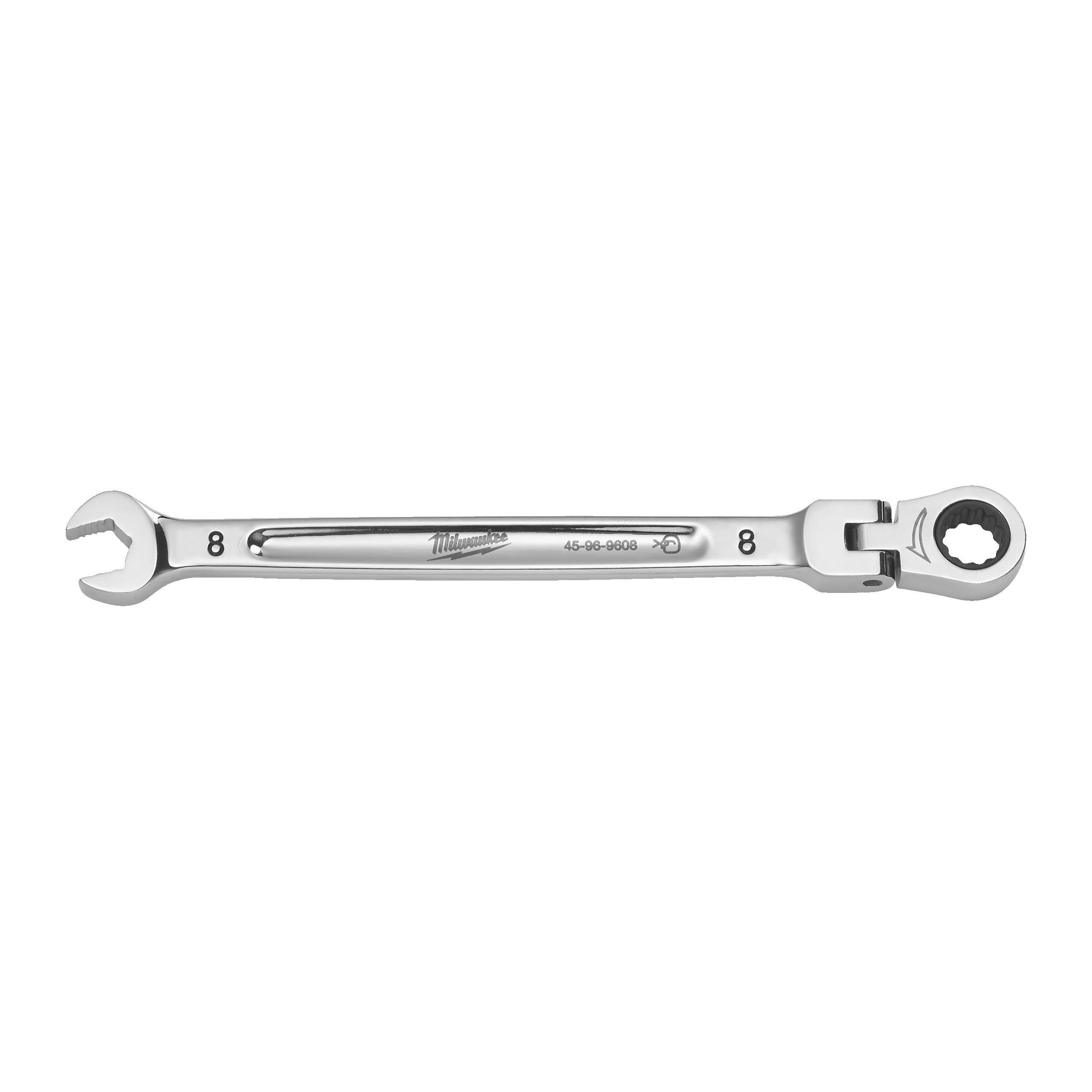 Cheie fixă MAX BITE cu clichet și cap pivotant, 8mm, Milwaukee, cod 4932480181 - BIG STORE (Dynamic Tools SRL)