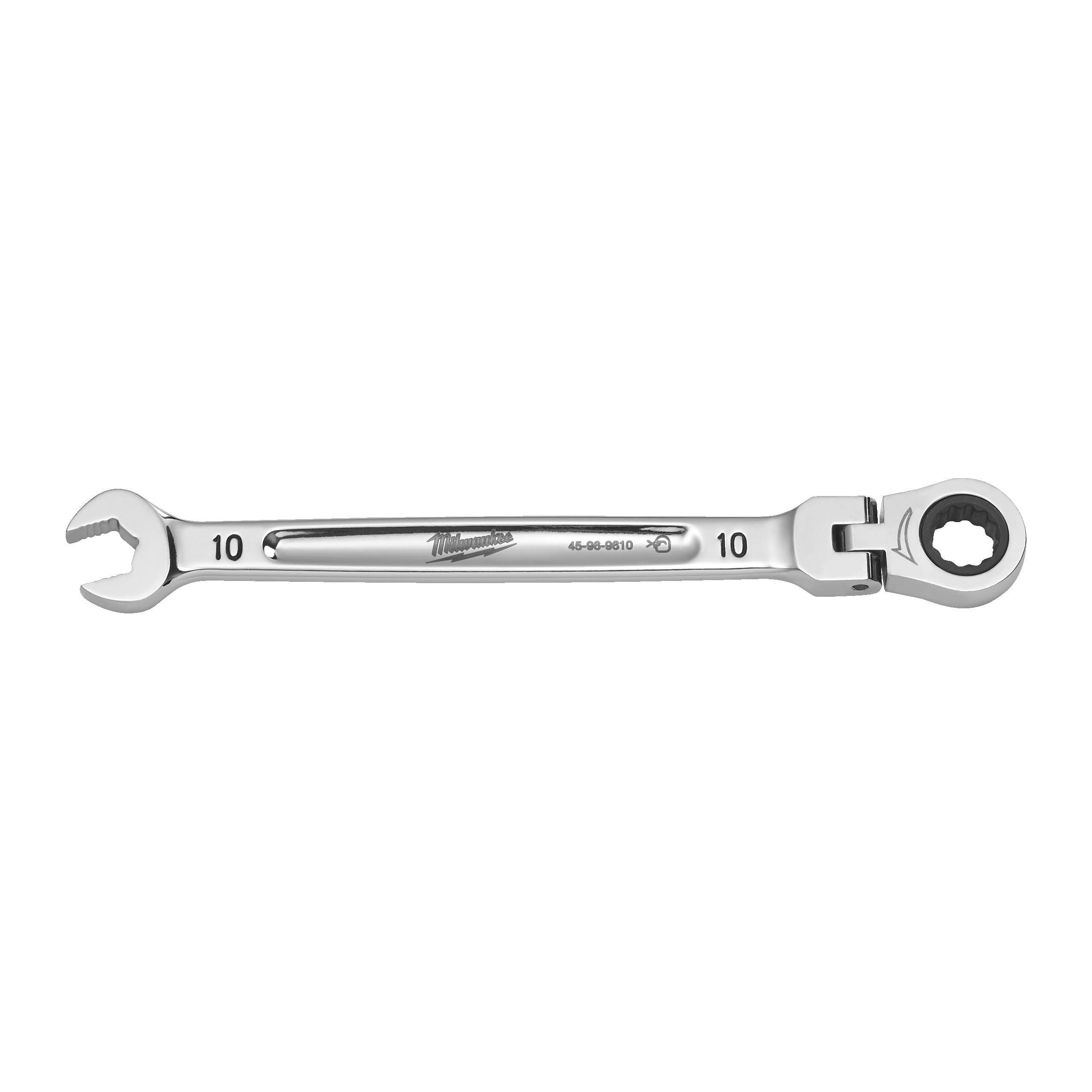 Cheie fixă MAX BITE cu clichet și cap pivotant, 10mm, Milwaukee, cod 4932480183 - BIG STORE (Dynamic Tools SRL)