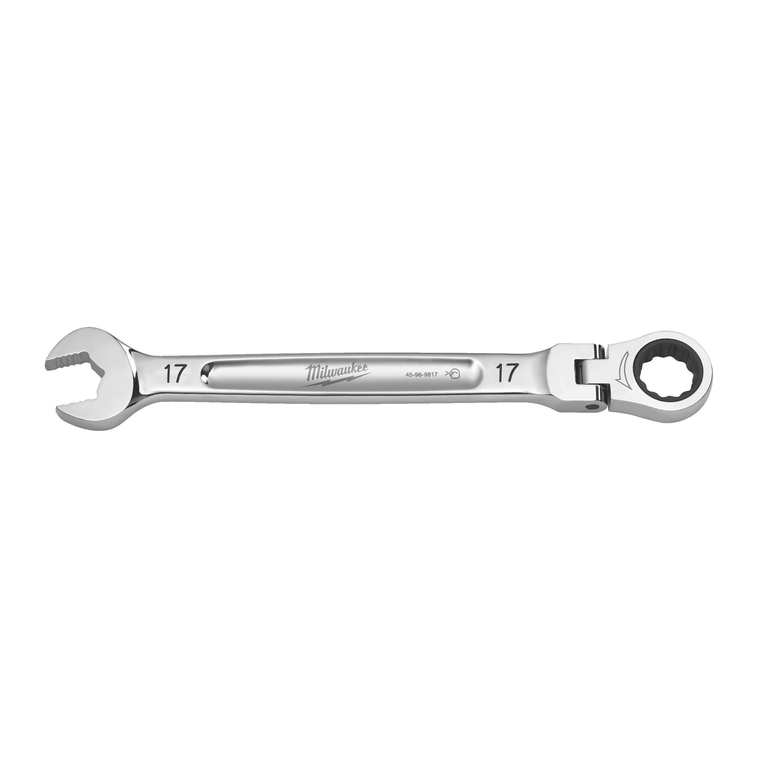 Cheie fixă MAX BITE cu clichet și cap pivotant, 17mm, Milwaukee, cod 4932480190 - BIG STORE (Dynamic Tools SRL)