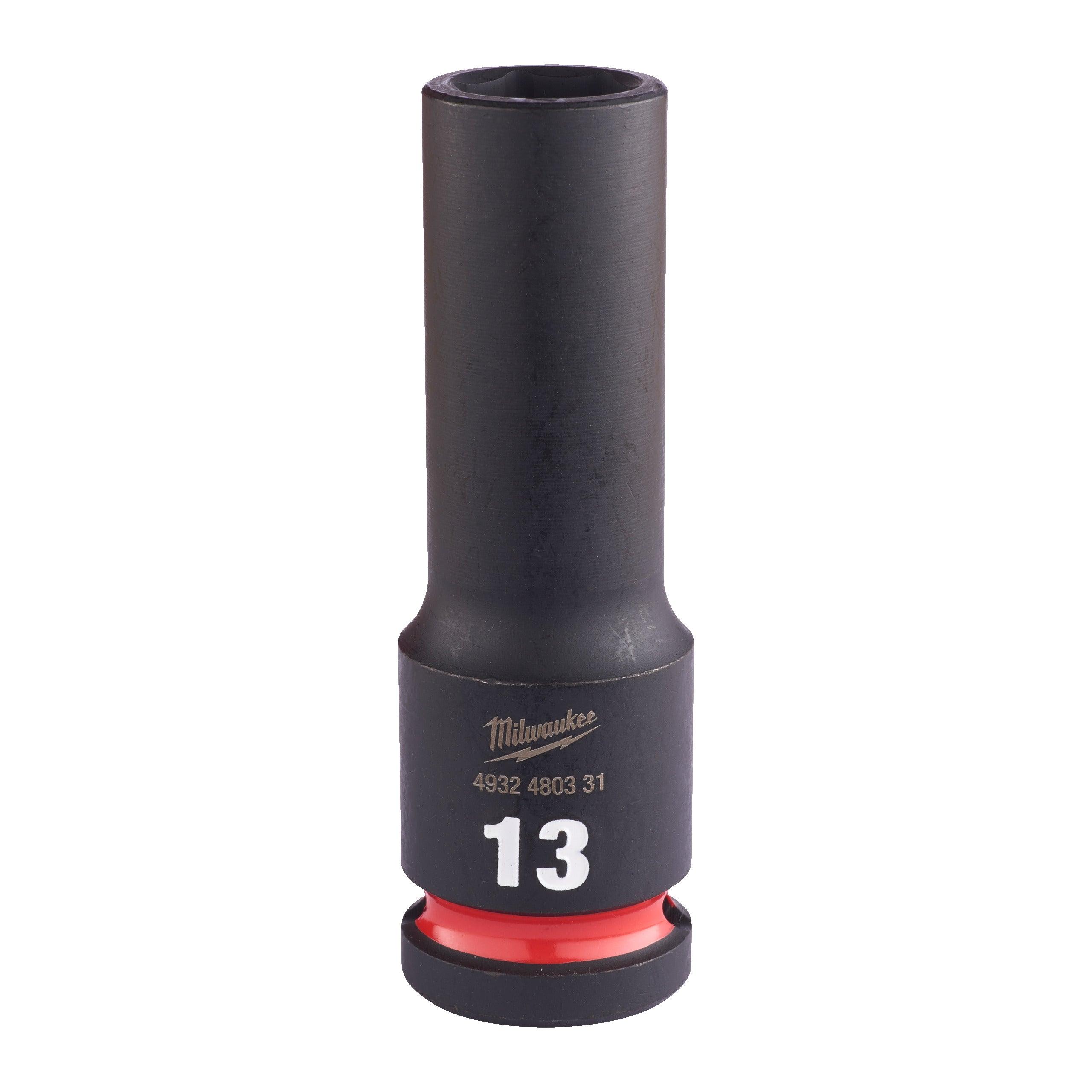 Cheie tubulară de impact 1/2'' lungă - 13 mm, Milwaukee, cod 4932480331 - BIG STORE (Dynamic Tools SRL)