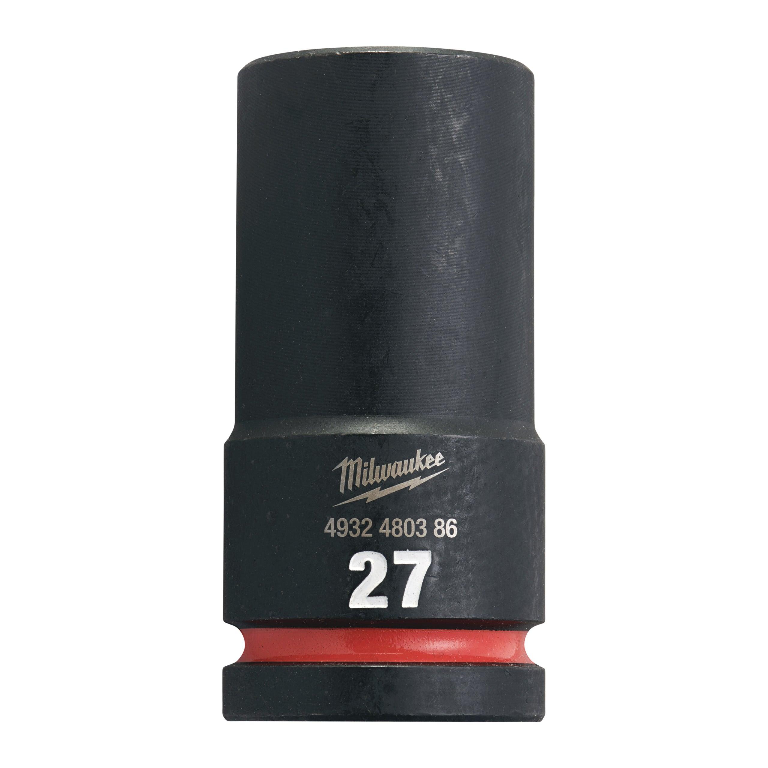 Cheie tubulară de impact ShW 3/4, lungă -27mm, Milwaukee, cod 4932480386 - BIG STORE (Dynamic Tools SRL)