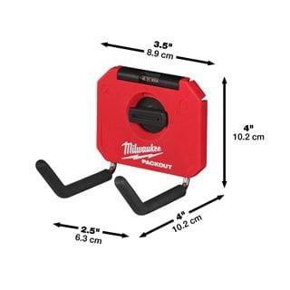 Cârlig mic drept PACKOUT™ Milwaukee 102x89x102mm, cod 4932480704 - BIG STORE (Dynamic Tools SRL)