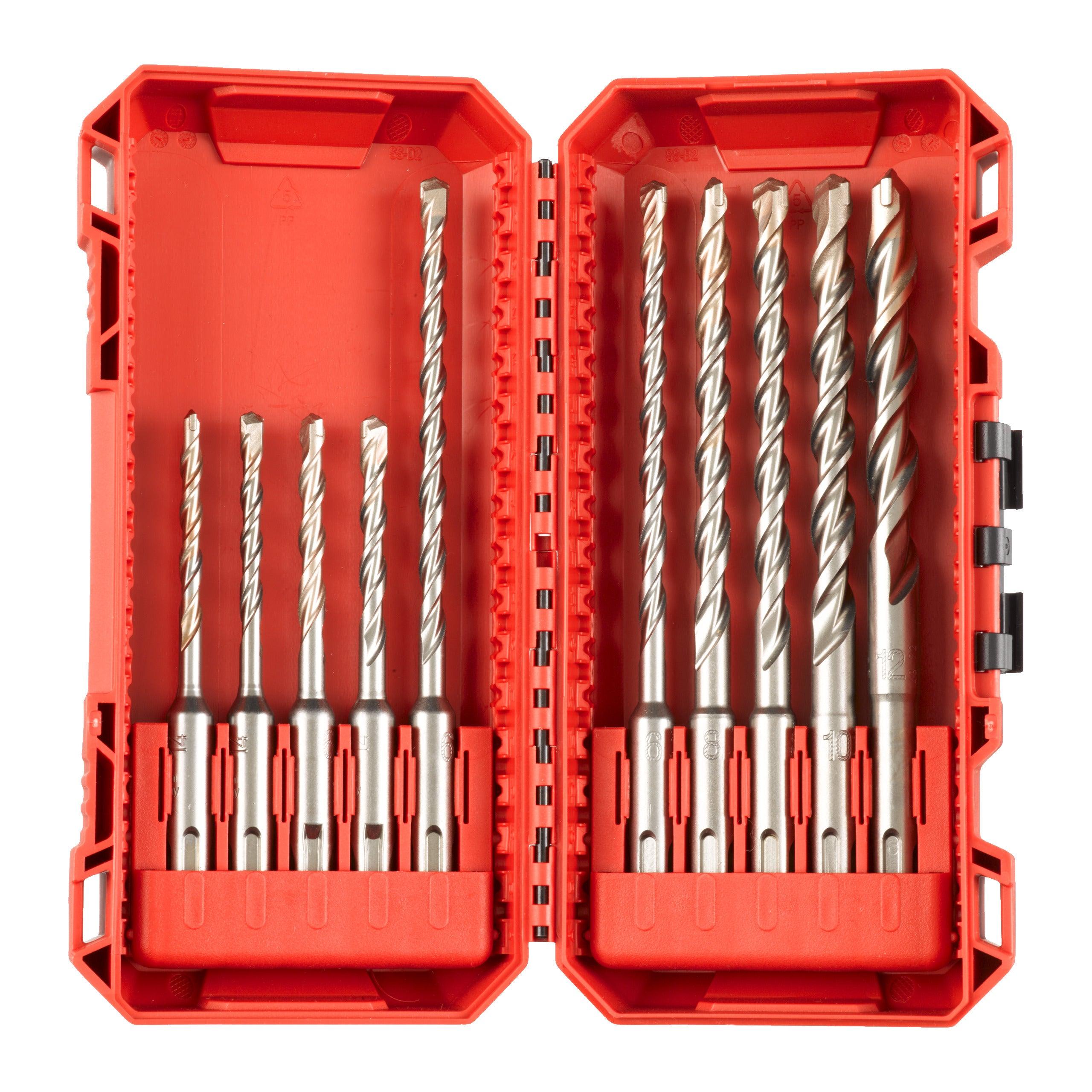 Set burghie nr, 2 cu 10 bucăți SDS+ M2, Milwaukee, cod 4932492117 - BIG STORE (Dynamic Tools SRL)