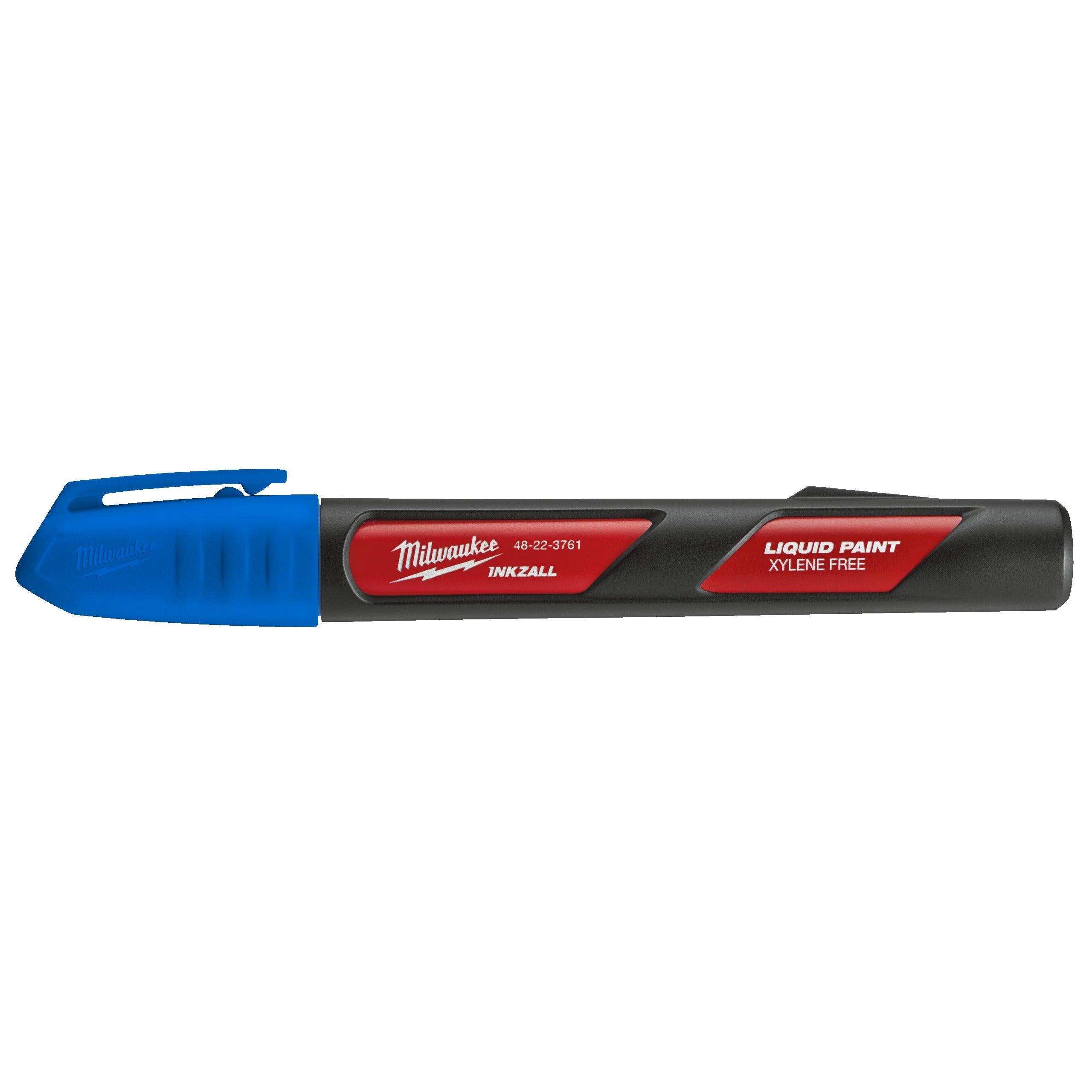 Marker pentru șantier cu vopsea albastră, Milwaukee, cod 4932492144 - BIG STORE (Dynamic Tools SRL)