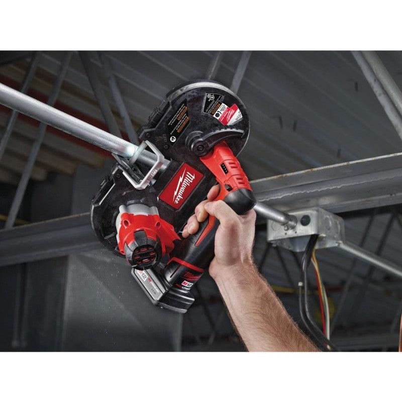Fierăstrău cu bandă pentru metal Milwaukee M12-BS, sub-compact M12™, cod 4933431310 - BIG STORE (Dynamic Tools SRL)