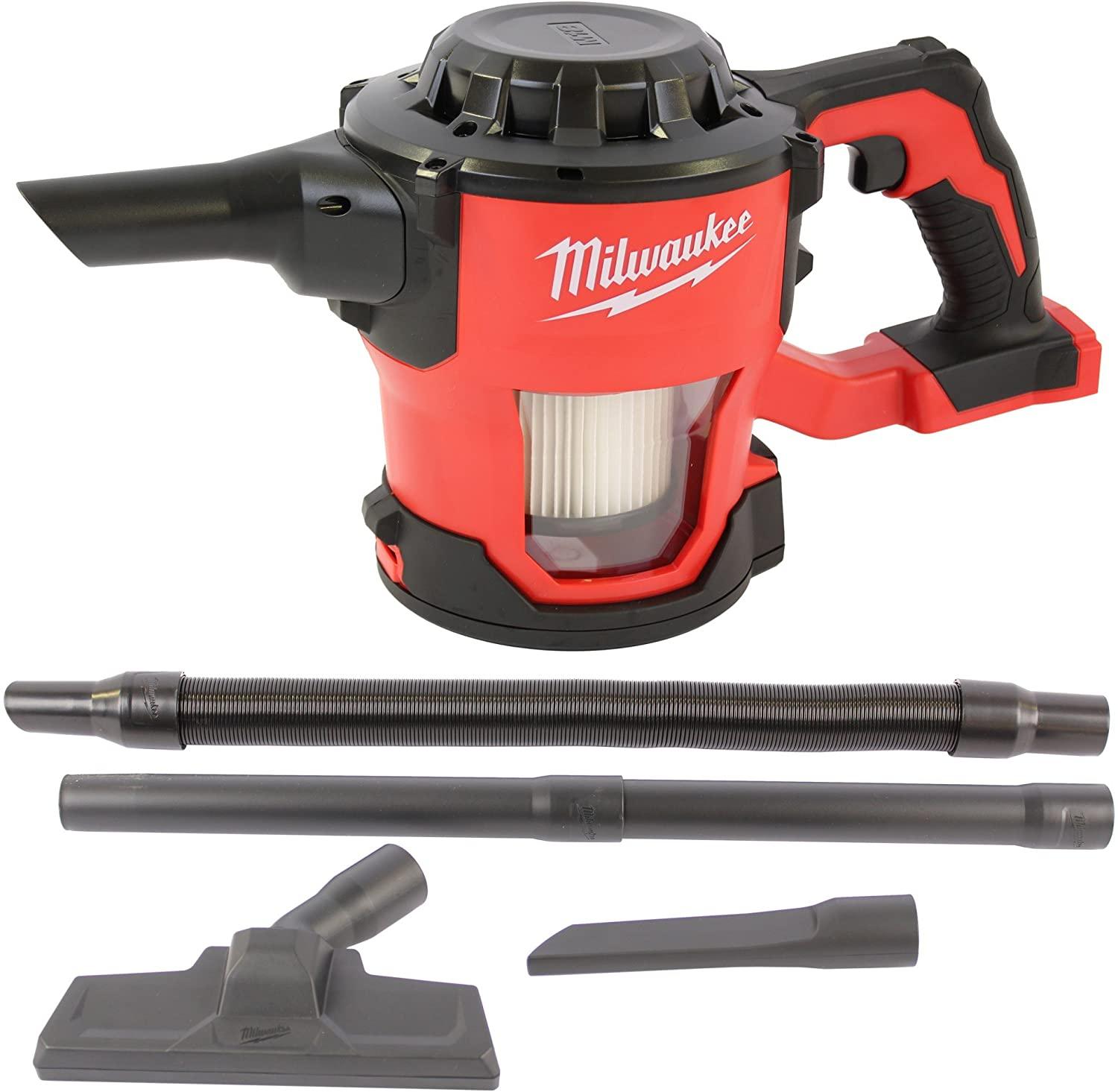 Aspirator portabil compact Milwaukee M18-CV, cu sistem M18™, fără acumulator, fără încărcător, cod 4933459204 - BIG STORE (Dynamic Tools SRL)