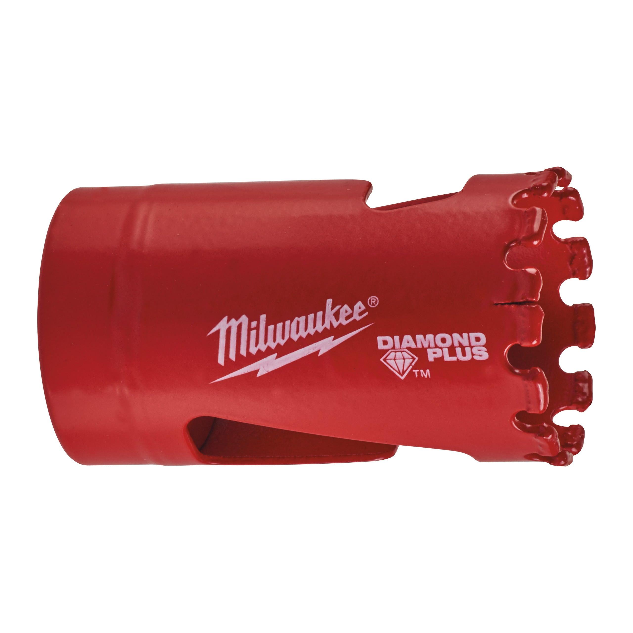 Carotă diamantată Milwaukee DIAMOND PLUS™ pentru găurire umedă-uscată, Ø29 mm, 49565615 - BIG STORE (Dynamic Tools SRL)