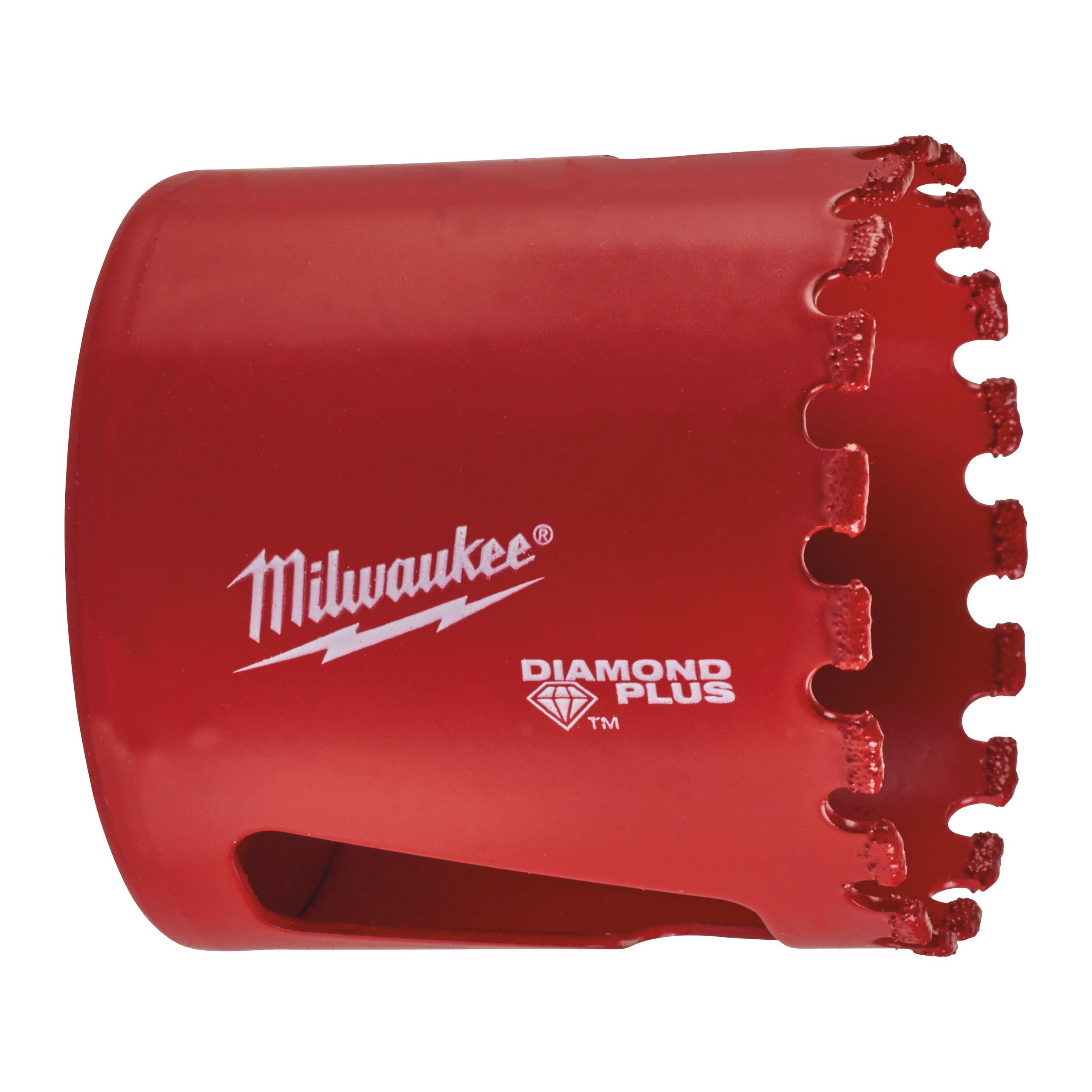 Carotă diamantată Milwaukee DIAMOND PLUS™ pentru găurire umedă-uscată, Ø44 mm, 49565640 - BIG STORE (Dynamic Tools SRL)