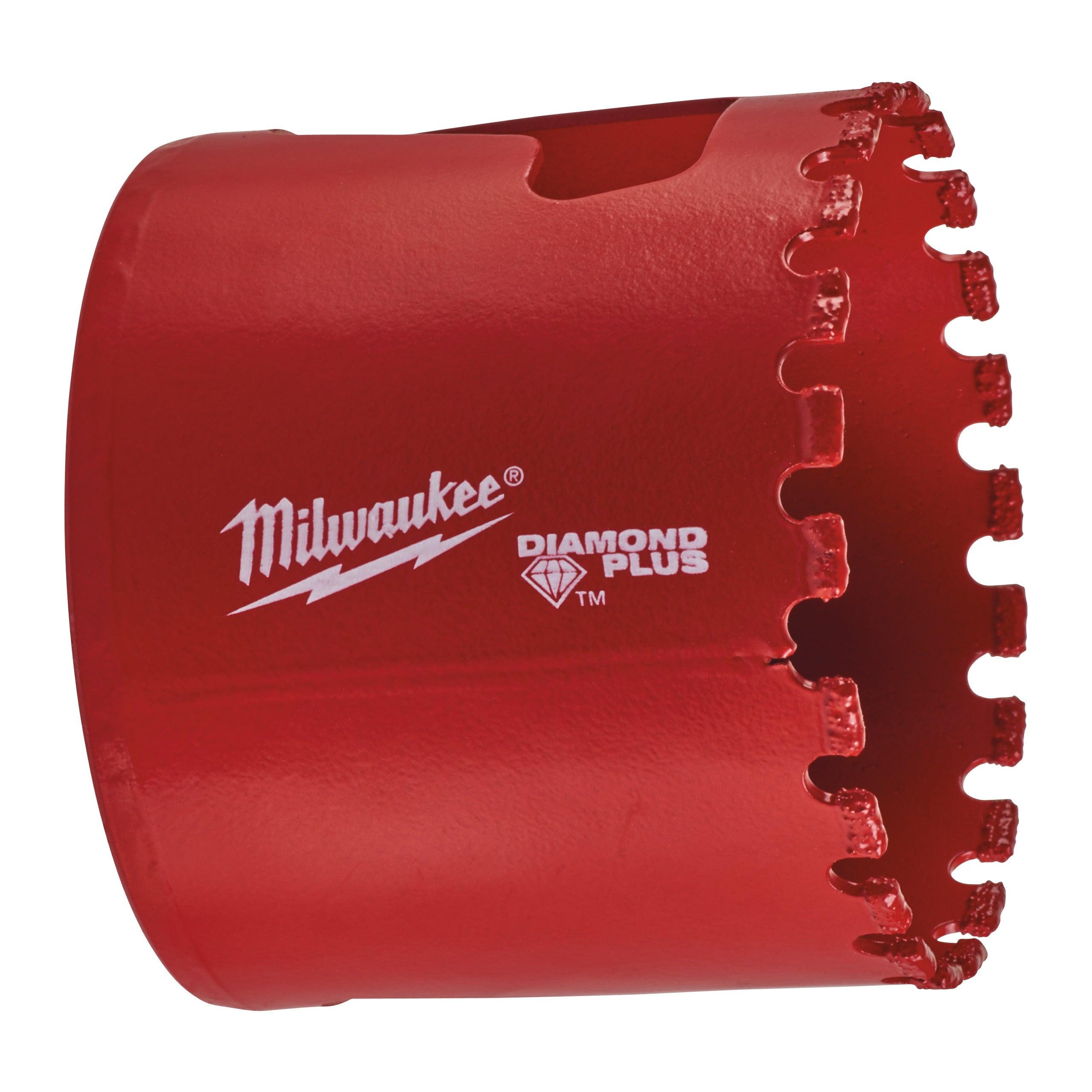 Carotă diamantată Milwaukee DIAMOND PLUS™ pentru găurire umedă-uscată, Ø51 mm, 49565645 - BIG STORE (Dynamic Tools SRL)