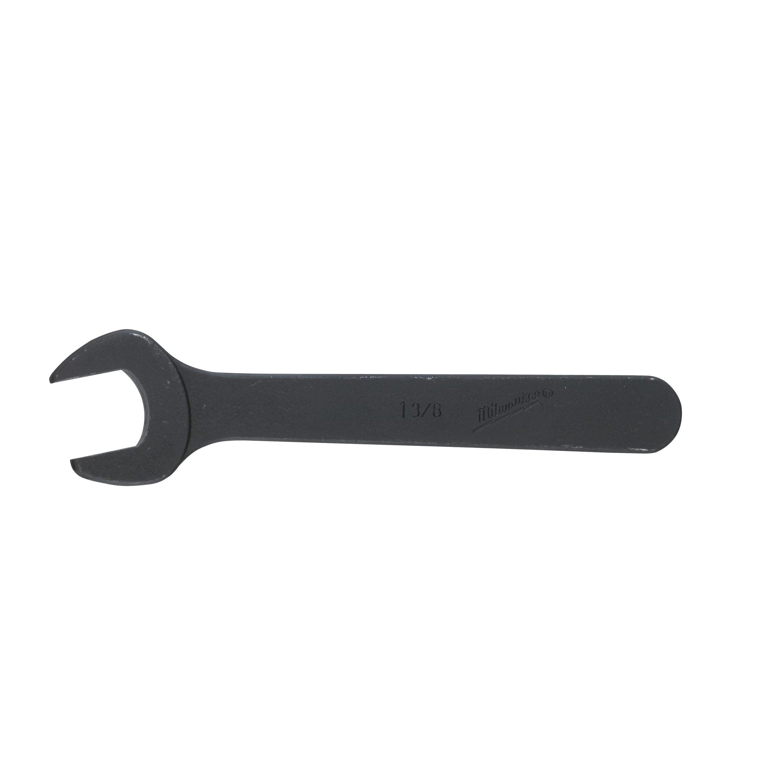 Cheie fixă cu cap deschis 1⅜″ pentru fixarea arborelui motorului în timpul îndepărtării unui burghiu, Milwaukee cod 49964705 - BIG STORE (Dynamic Tools SRL)