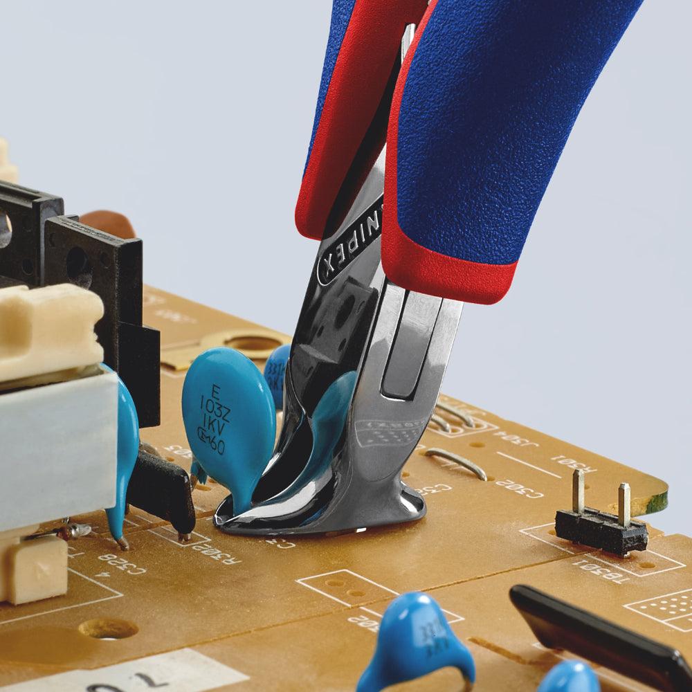 Clește de tăiat cu precizie pentru electronică, Knipex 6432120 - BIG STORE (Dynamic Tools SRL)