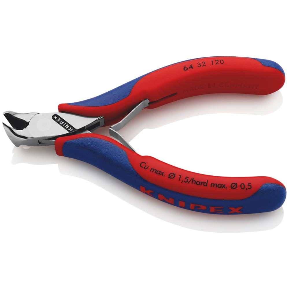 Clește de tăiat cu precizie pentru electronică, Knipex 6432120 - BIG STORE (Dynamic Tools SRL)