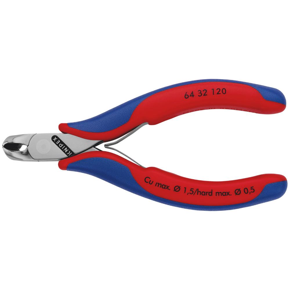 Clește de tăiat cu precizie pentru electronică, Knipex 6432120 - BIG STORE (Dynamic Tools SRL)