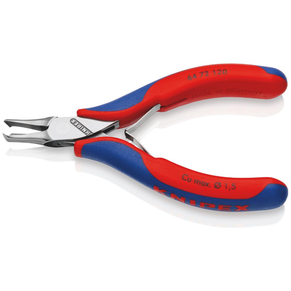 Clește de tăiat cu precizie pentru electronică, Knipex 6472120 - BIG STORE (Dynamic Tools SRL)