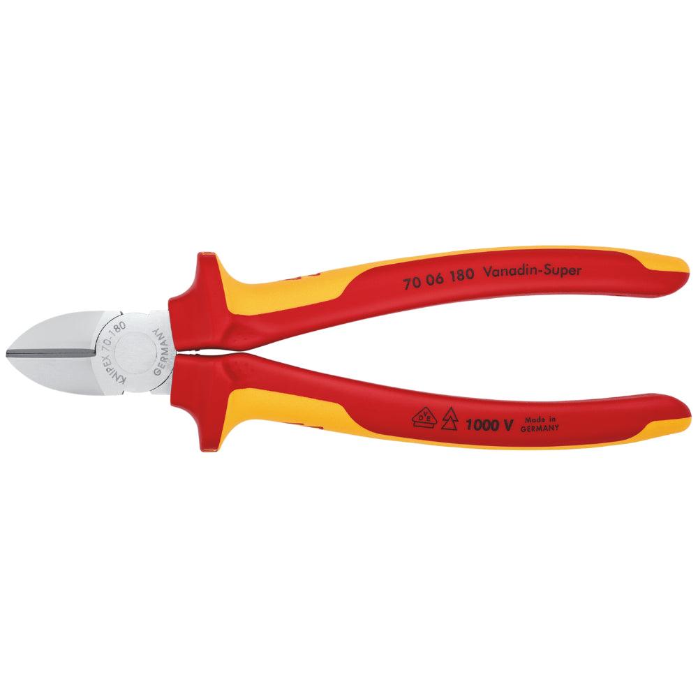 Clește șfic VDE 180 mm, Knipex 7006180SB - BIG STORE (Dynamic Tools SRL)