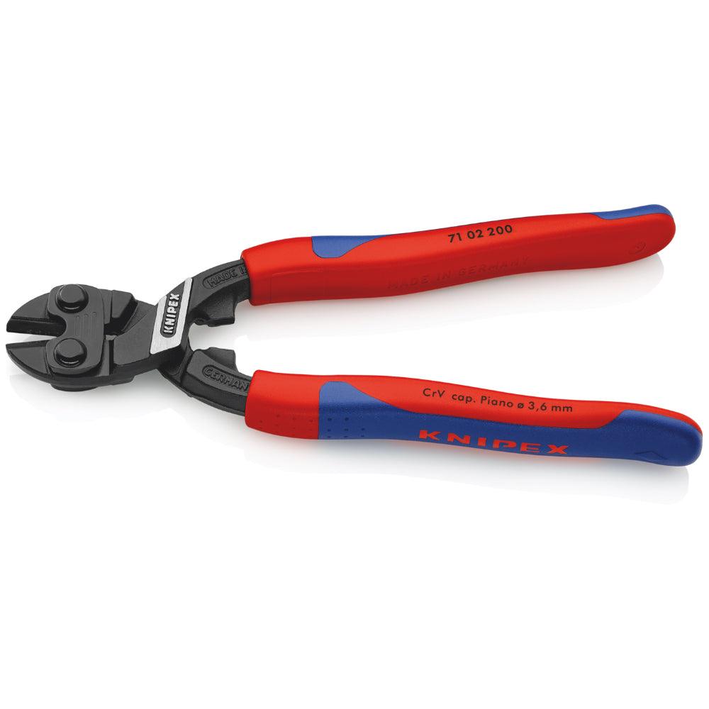 Clește de tăiere Knipex CoBolt®, vopsit negru, 200 mm, cod 7102200 - BIG STORE (Dynamic Tools SRL)